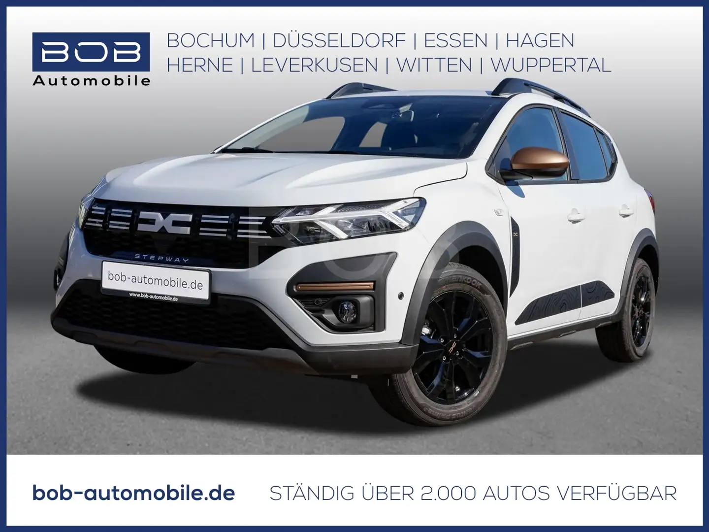 Dacia Sandero Stepway Extreme TCe 110 SD NAVI SHZ PDC Weiß - 1