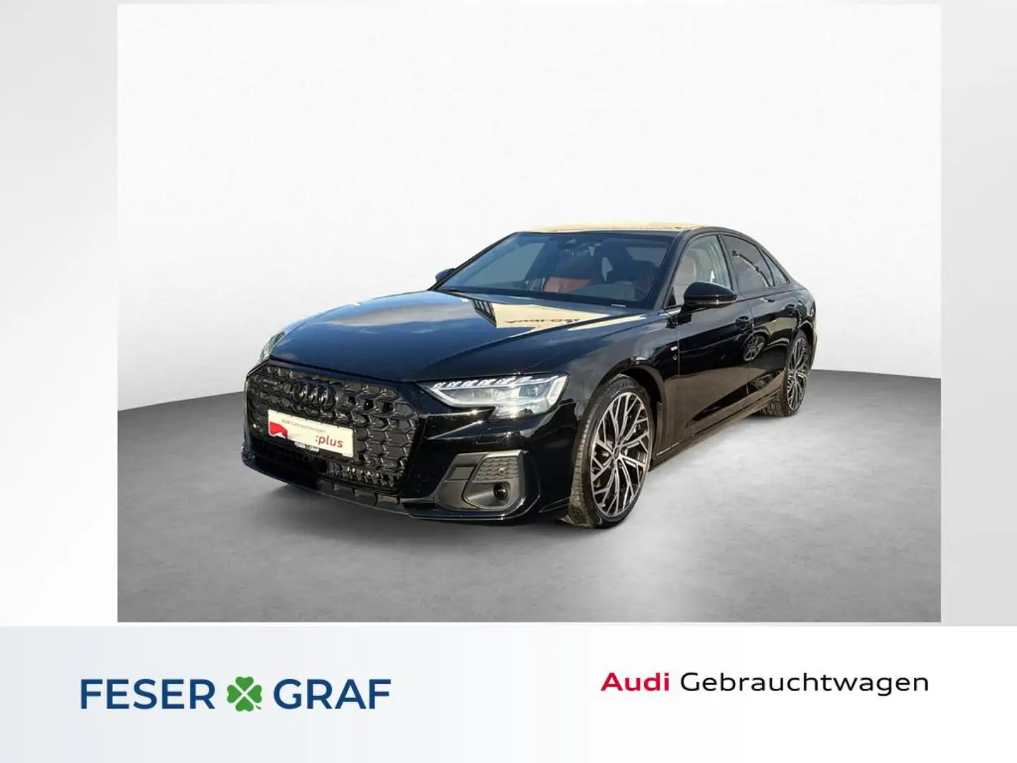 Audi A8 50 TDI qu tiptr - S line - B&O - HD MATRIX - Negru - 1