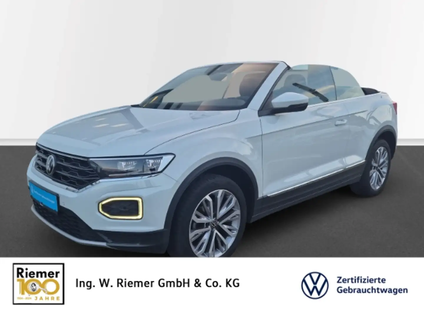 Volkswagen T-Roc Cabriolet 1,5 TSI Style ACC BLIS AppConnect LED Weiß - 1