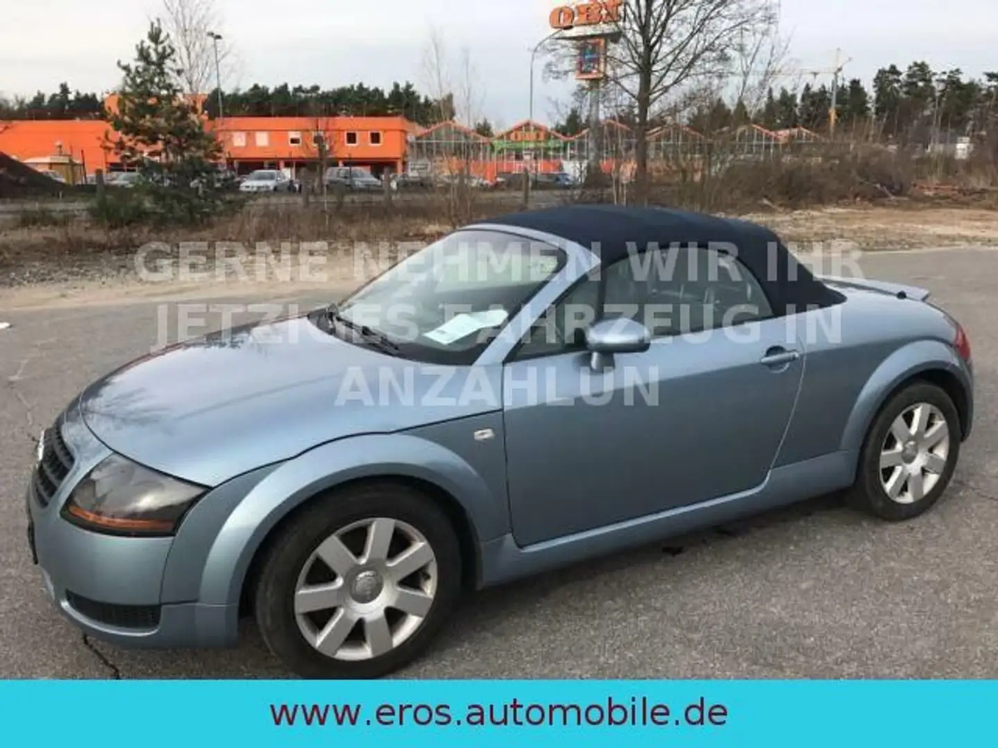 Audi TT Roadster 1.8 T /Euro4/EL.Verdeck/1.Hand Blau - 2