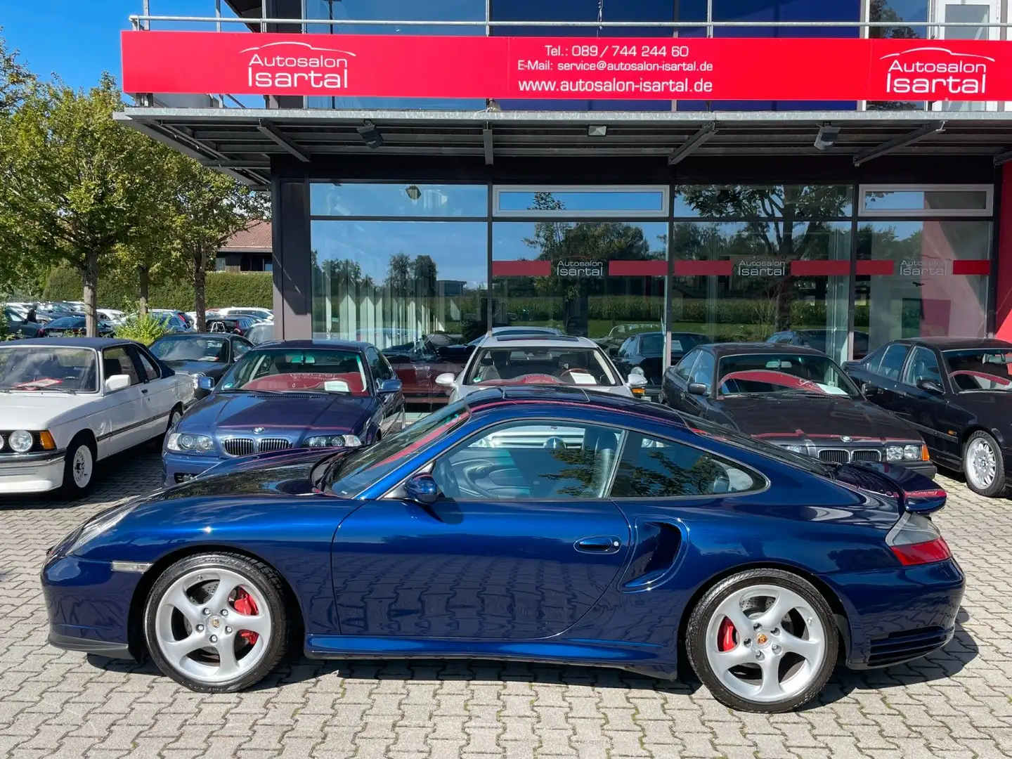 Porsche 996 Turbo Coupe - 6 Gang -gr. KD neu ! Синій - 1