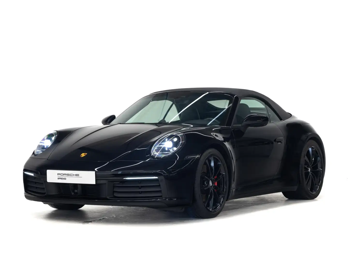 Porsche 992 Carrera 4S Cabriolet Zwart - 2