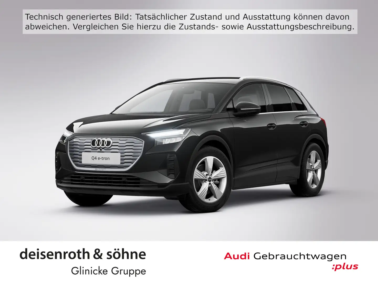 Audi Q4 e-tron ACC/Kam/MMI/LED/Stand-Klima/Assist/SHZ Noir - 1
