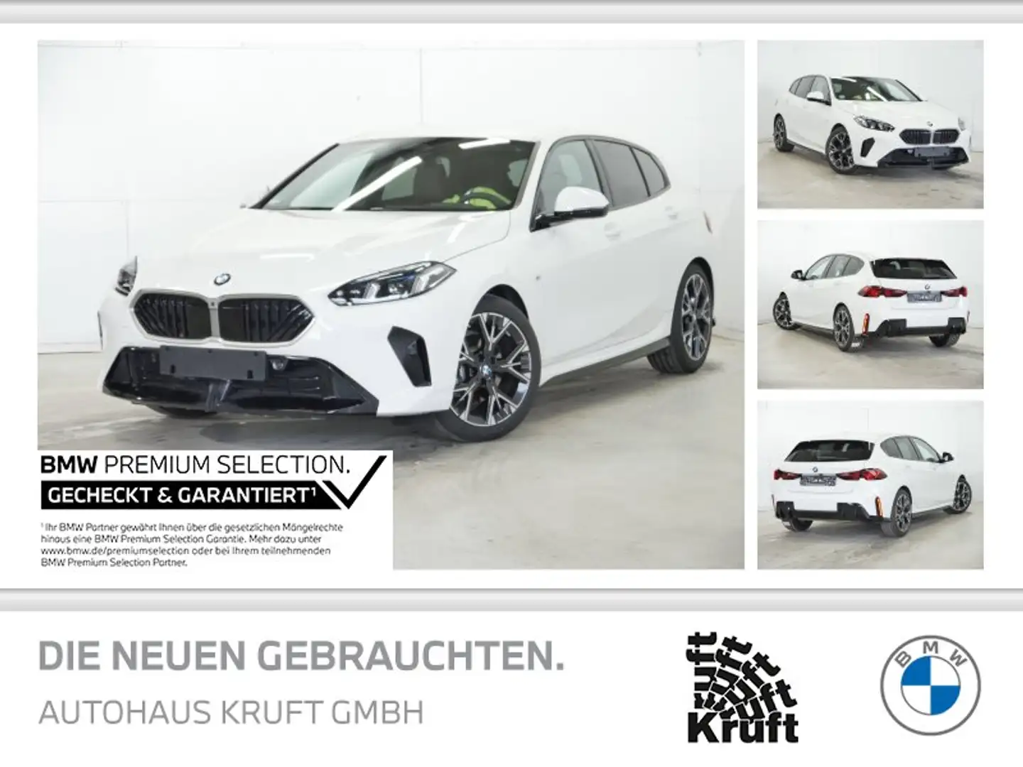 BMW 120 M SPORT+KAMER+HUD+HK SOUND+ESITZE+LM18 Weiß - 1