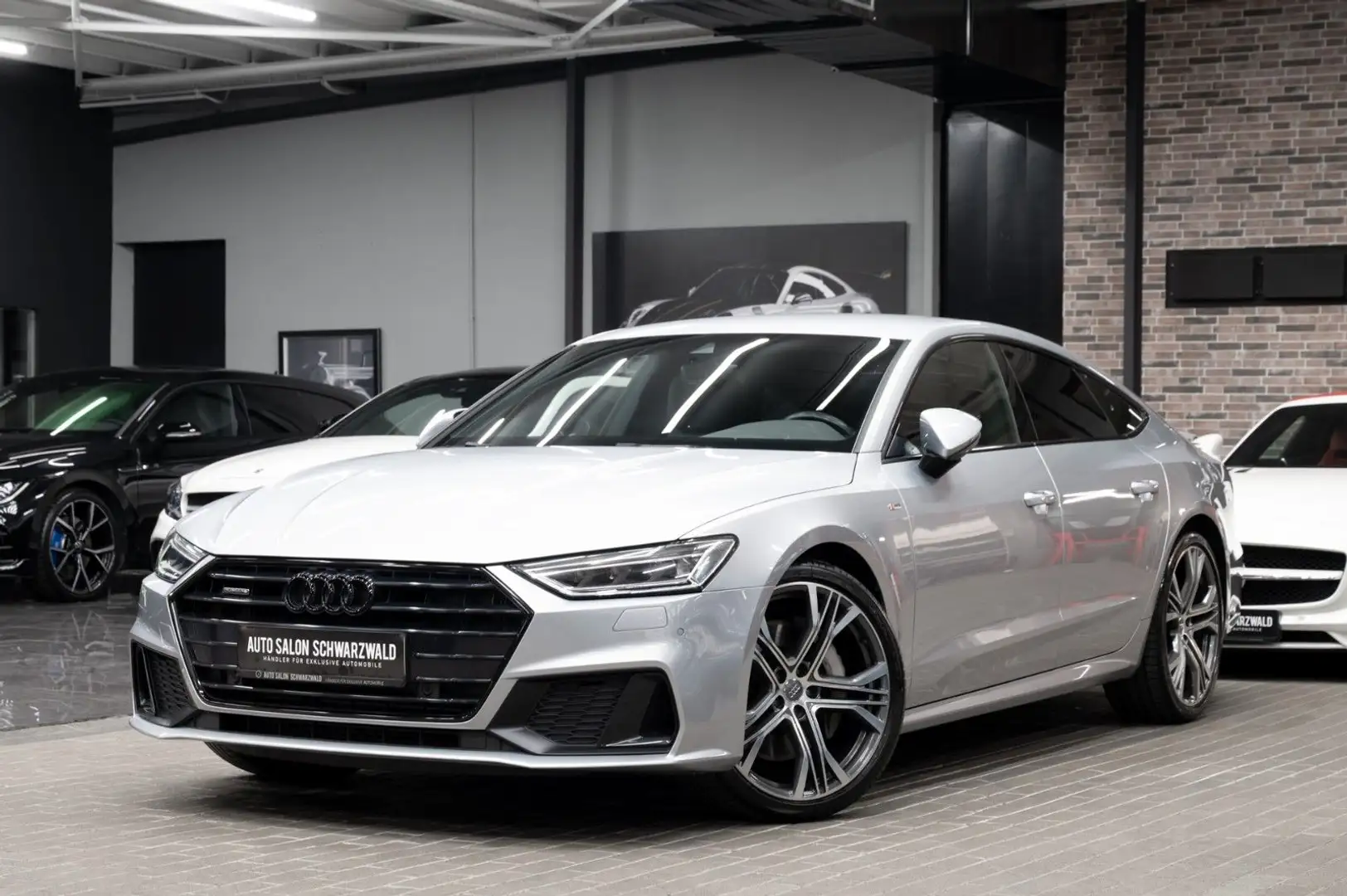 Audi A7 Sportback 55 TFSI quatt|S-LINE|21-ZOLL|MEMORY Silver - 1