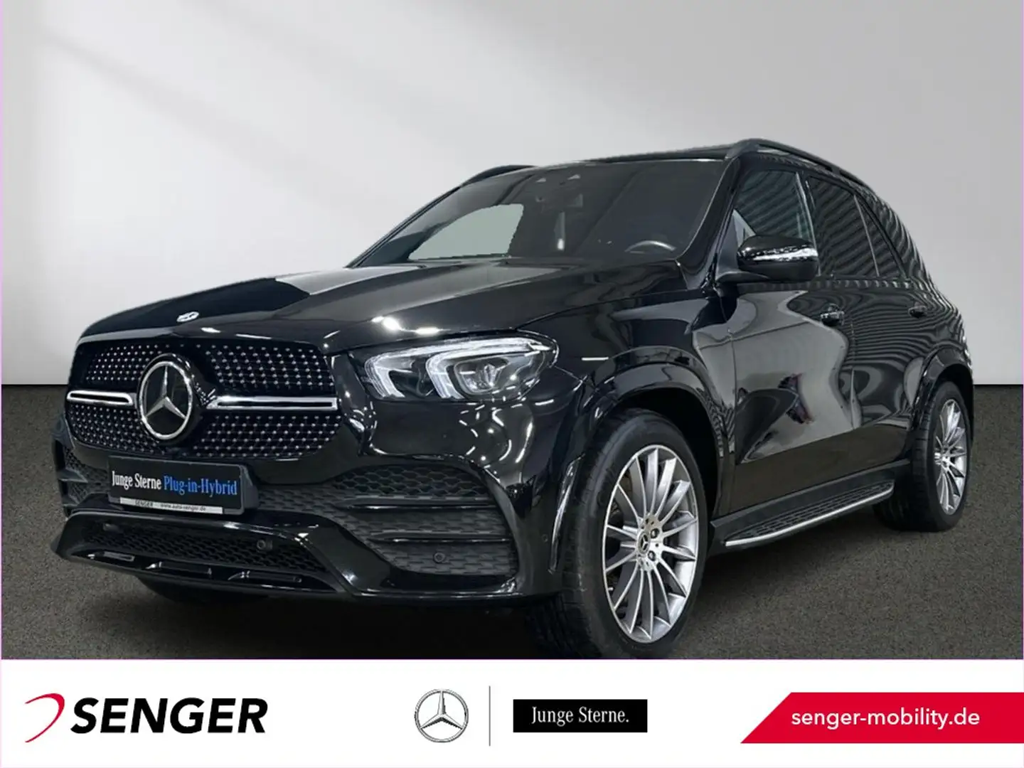 Mercedes-Benz GLE 350 de 4M AMG HeadUp Burmester Distronic AHK Nero - 1