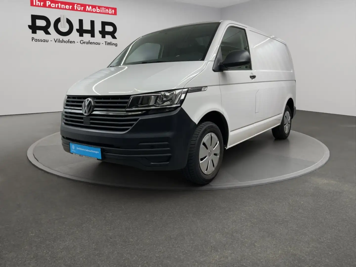 Volkswagen T6.1 Transporter Kasten KR (AHK.PDC.DAB+) 2.0 TDI 6-Gang Schaltgetr Weiß - 2