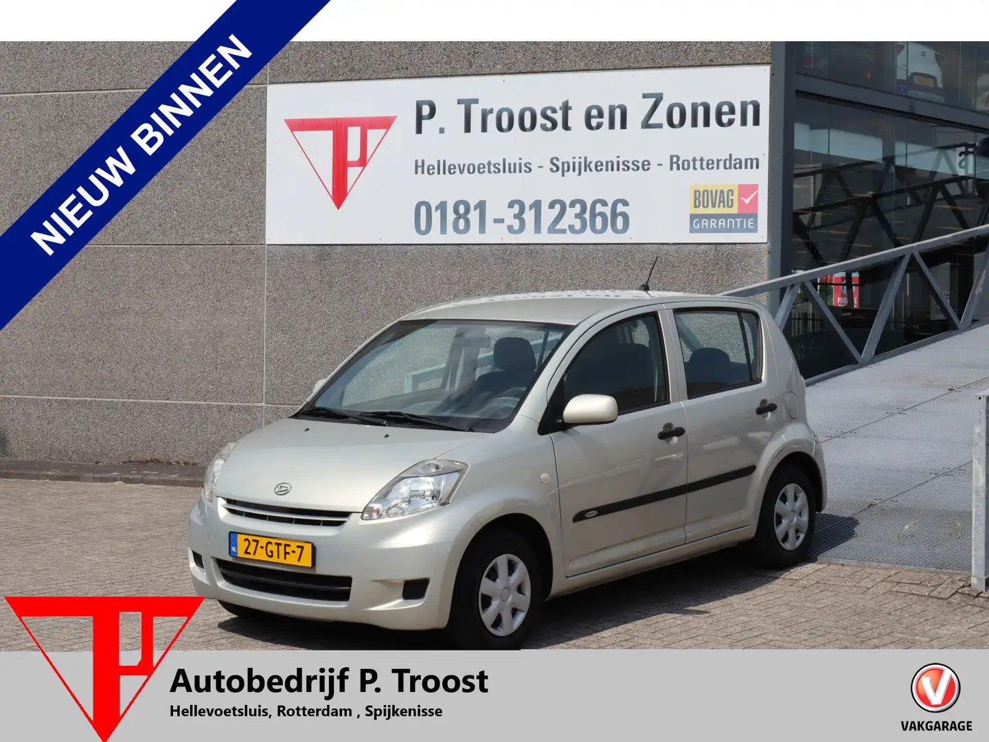 Daihatsu Sirion 2 1.0-12V Nederlandse auto! 5 Deurs/Elektrische ra Beige - 1