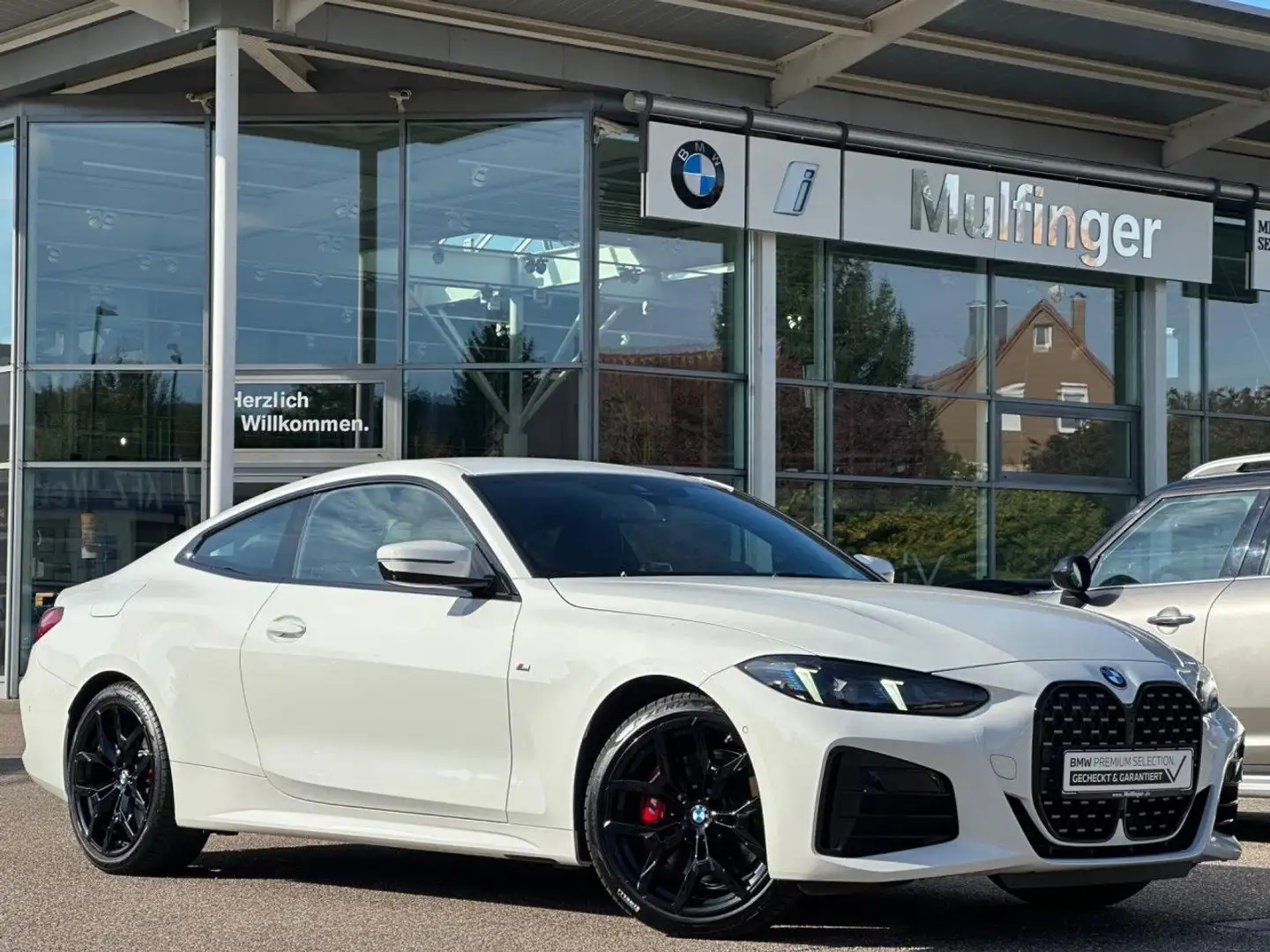 BMW 430 d xDr.Coupe M Sport Pro HUD SuView.H/K AHK19" Weiß - 2