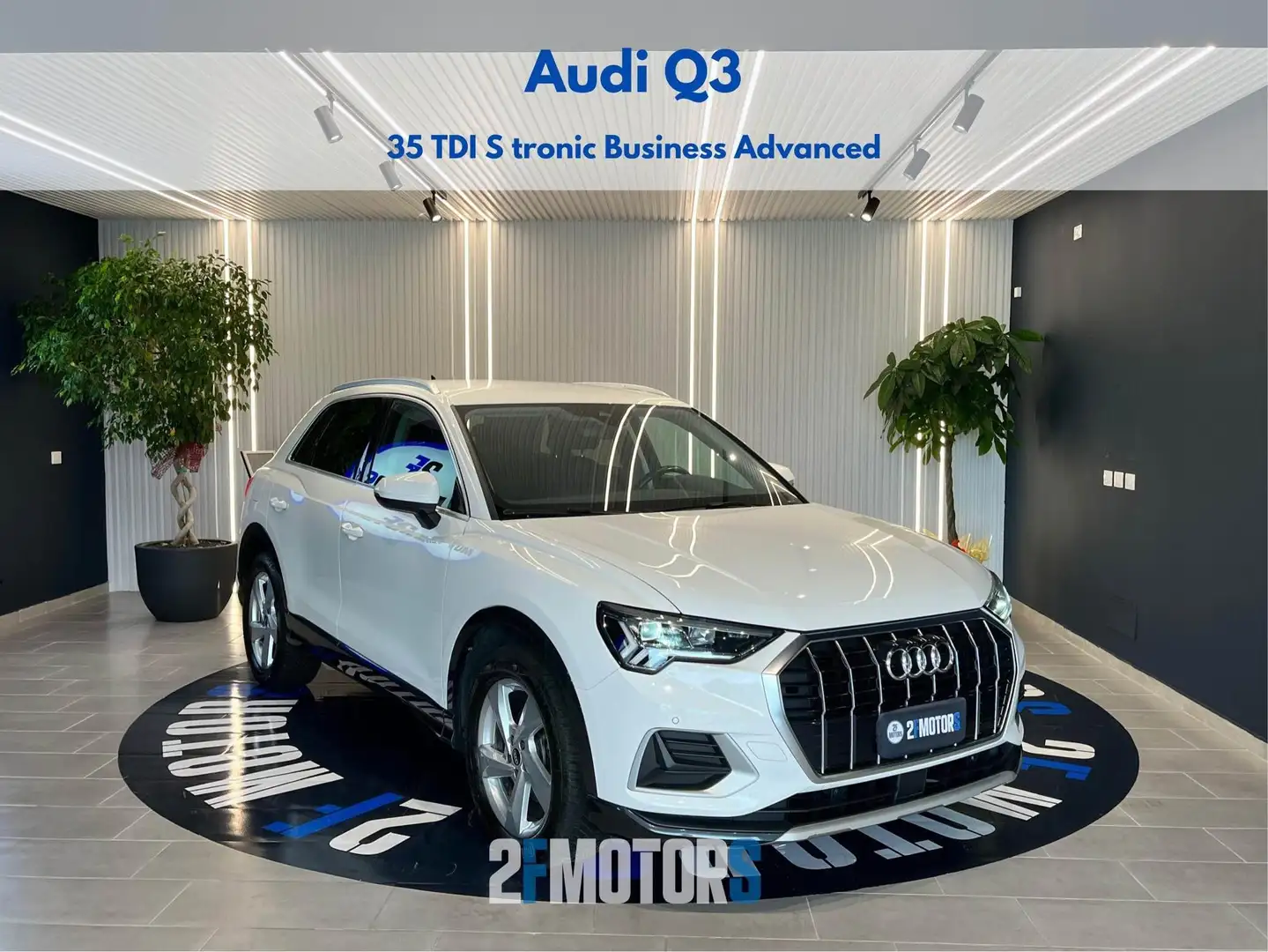 Audi Q3 35 2.0 tdi Business Advanced s-tronic Blanc - 1