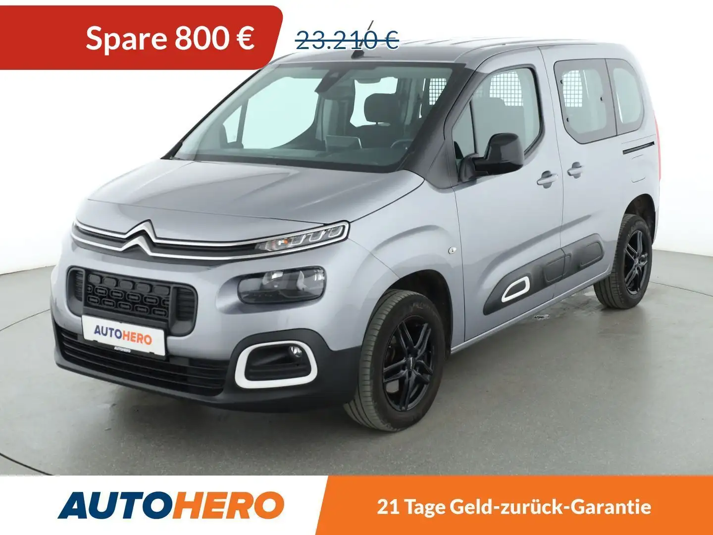 Citroen Berlingo 1.5 Blue-HDi Feel MPV M *NAVI*CAM*TEMPO*ALU* Grau - 1