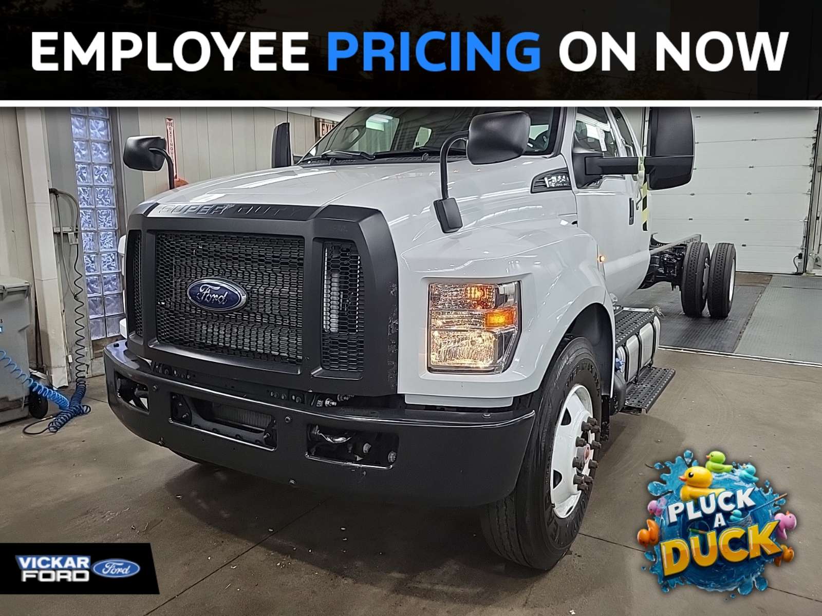 White 2026 Ford F-650 Super Duty Pickup Truck Automatic