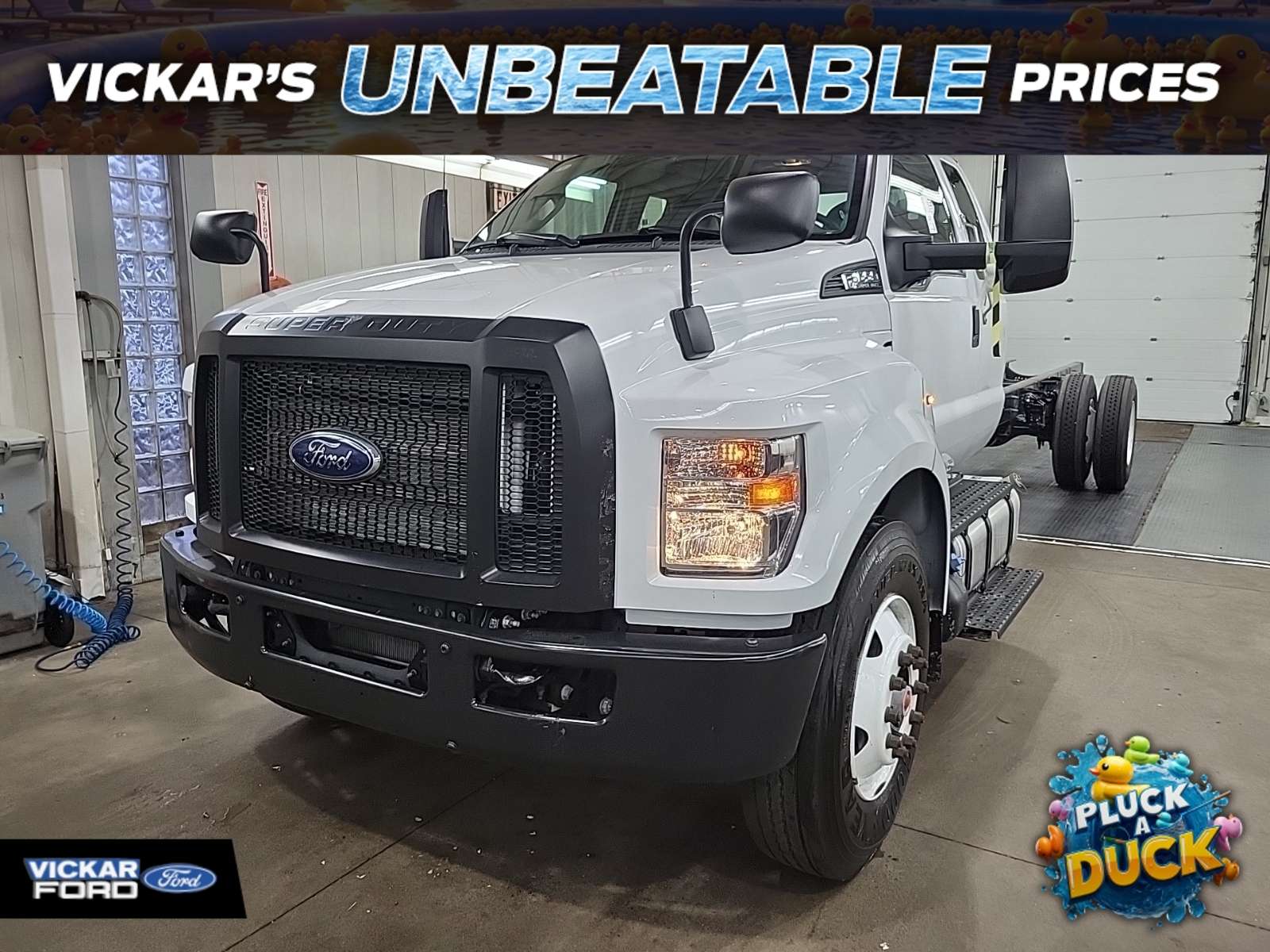 White 2026 Ford F-650 Super Duty Pickup Truck Automatic