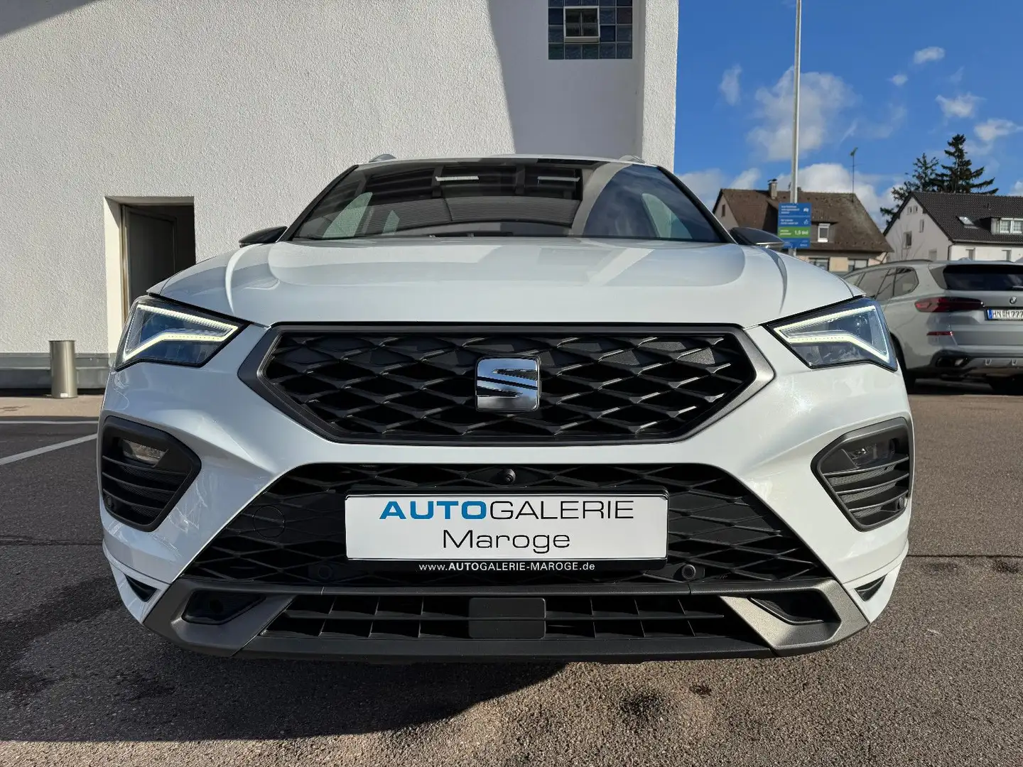 SEAT Ateca 2.0 TDI DSG FR 4Drive PANO/AHK/360°/ACC Blanc - 2