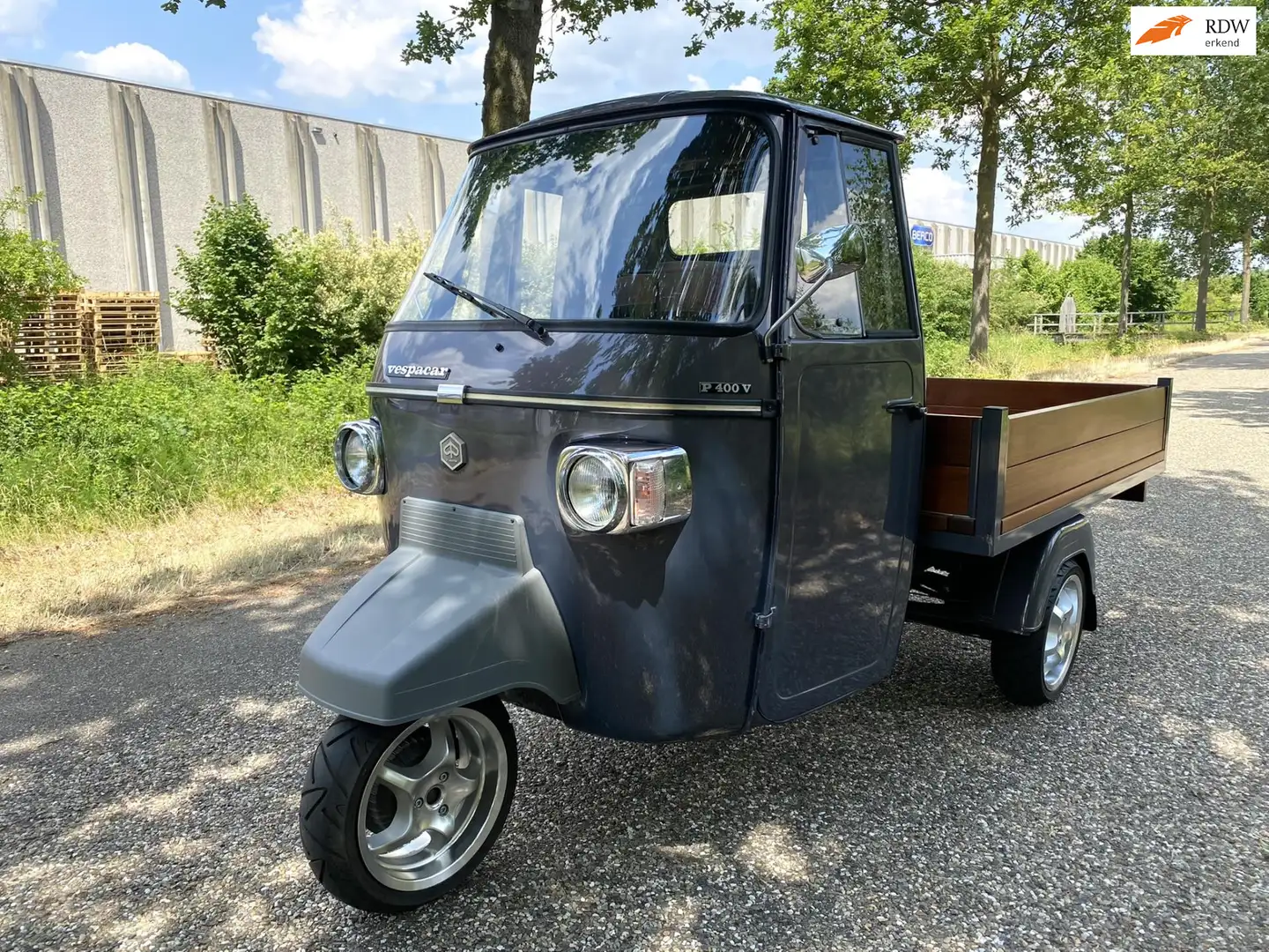 Piaggio Ape P 400 V I NIEUWSTAAT I GERESTAUREERD Grijs - 1