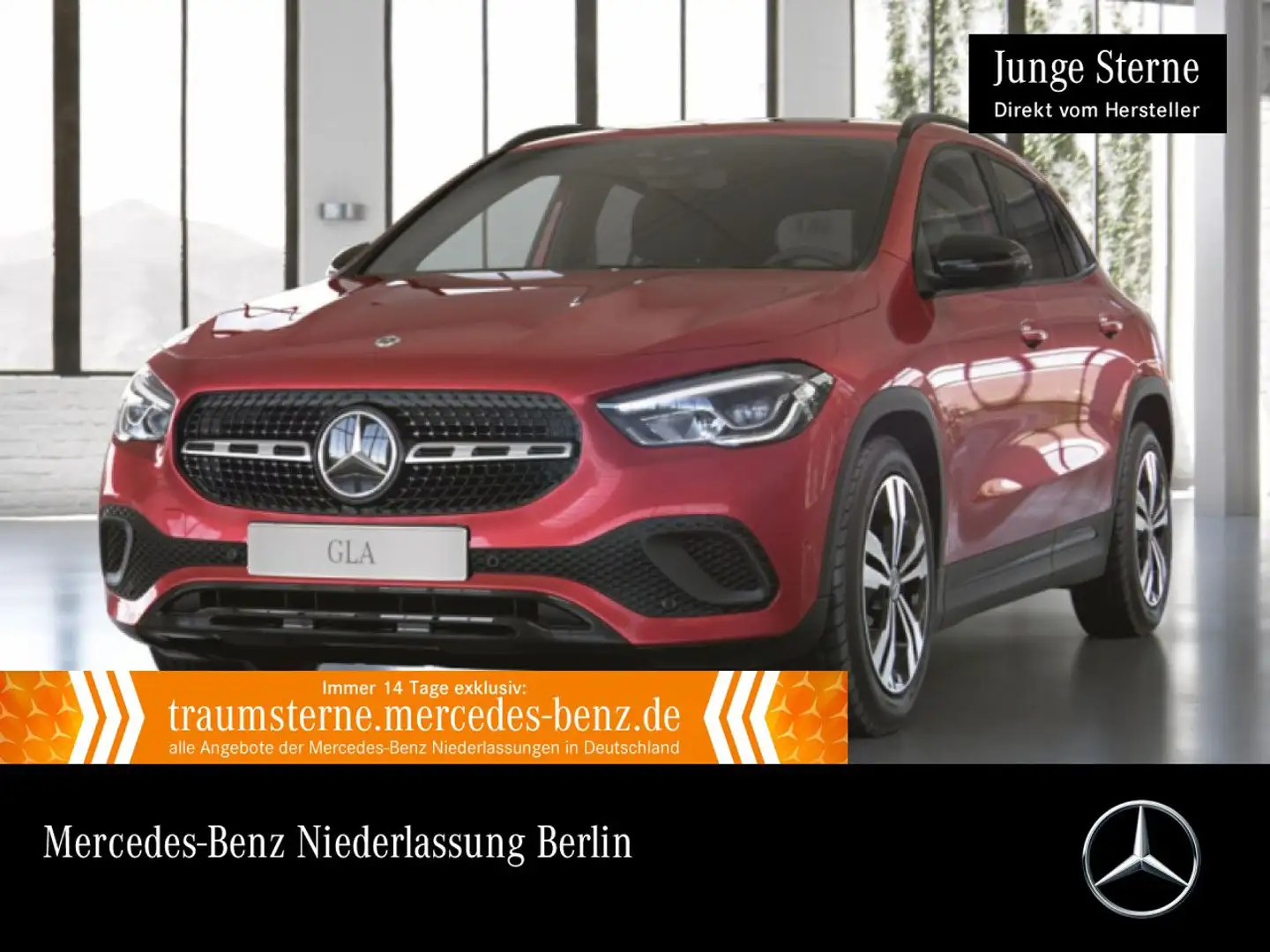 Mercedes-Benz GLA 250 e PROGRESSIVE+NIGHT+LED+KAMERA+TOTW+8G Rot - 1
