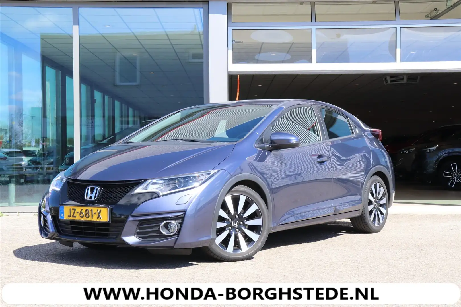 Honda Civic 1.4 100pk Elegance Trekhaak Blauw - 1