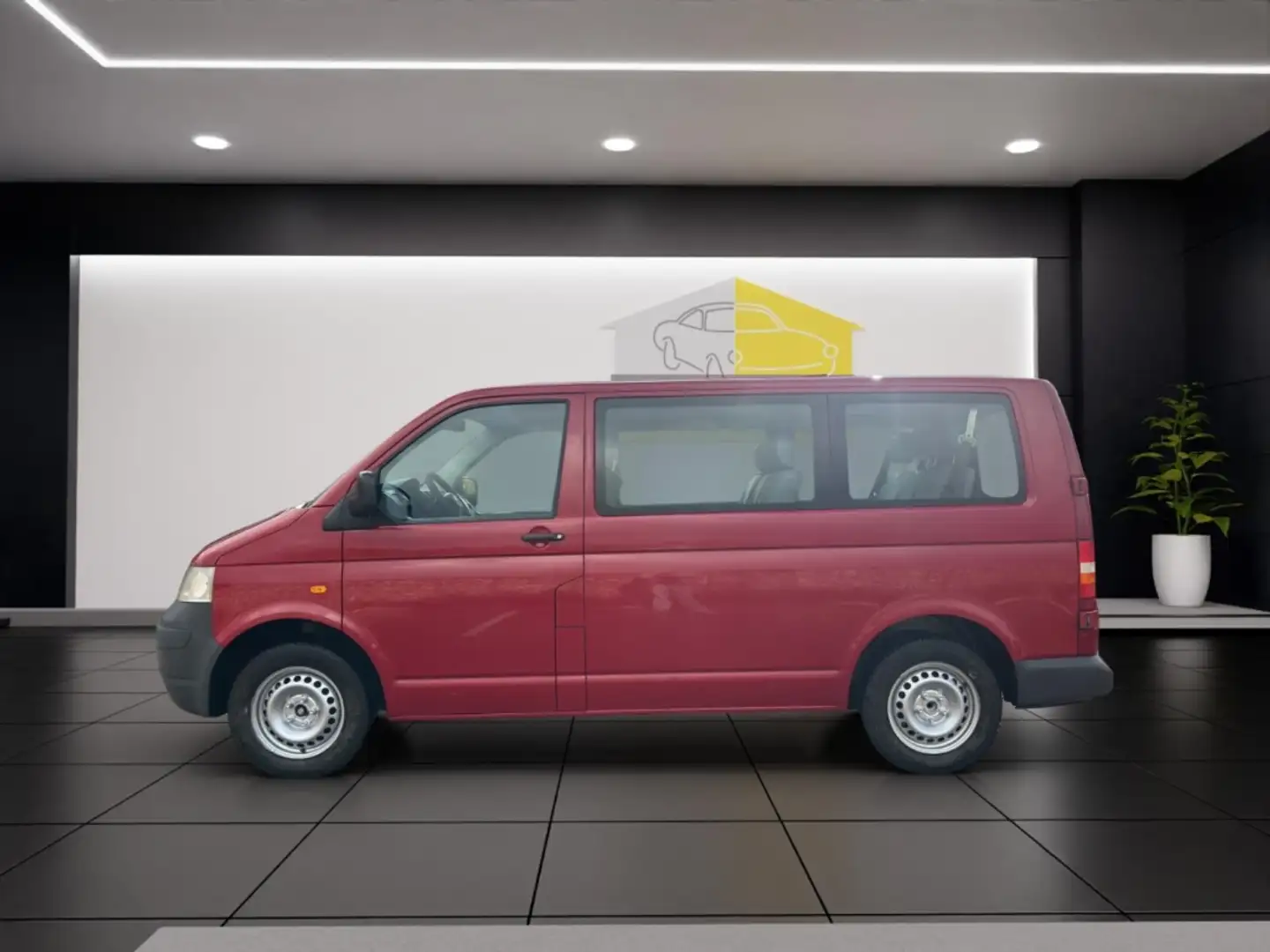 Volkswagen Transporter T5 !9-SITZER! Kasten-Kombi AHK City Klima el.SP Sp Red - 2