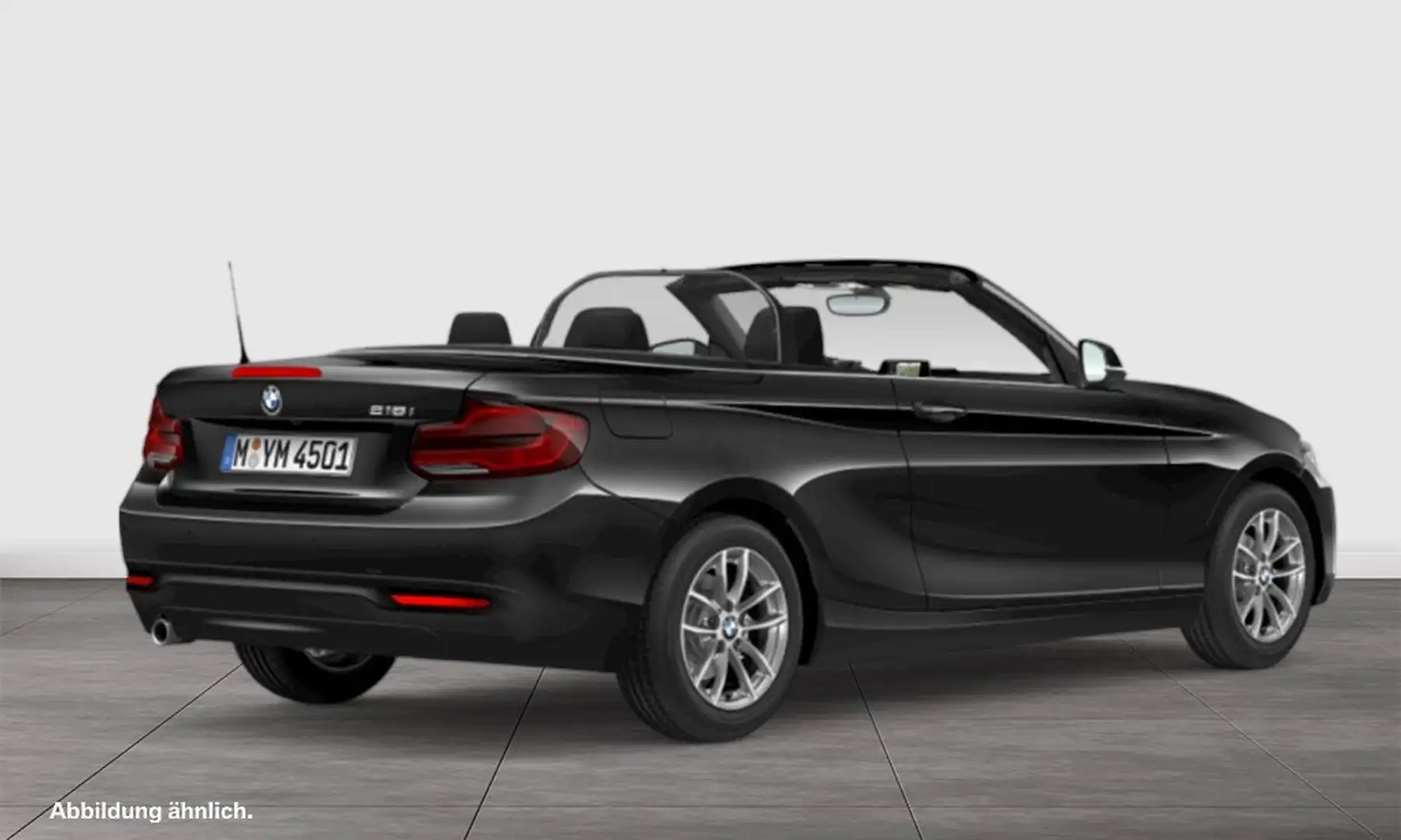 BMW 218 i ADVANTAGE+H/K+KAMERA+NAVI+LHZ Zwart - 2