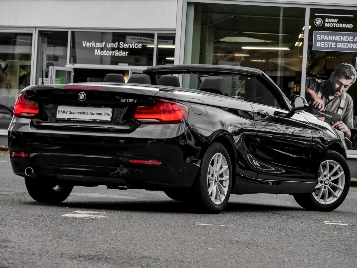 BMW 218 i ADVANTAGE+H/K+KAMERA+NAVI+LHZ Negro - 2