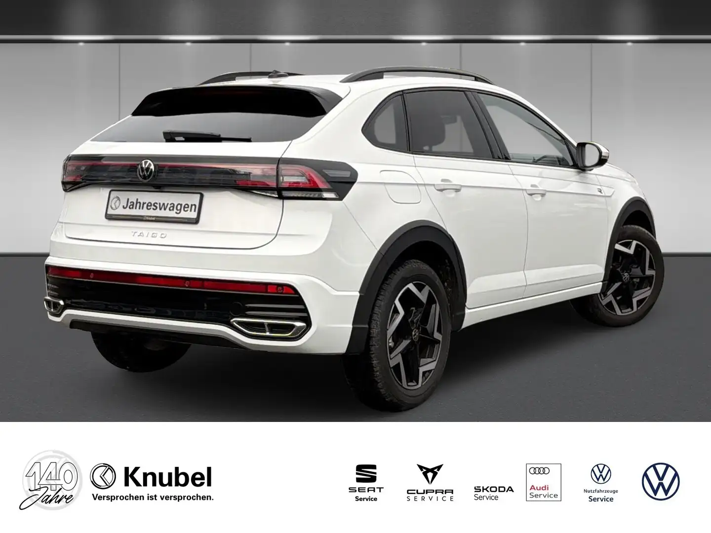 Volkswagen Taigo R-Line 1.5 TSI DSG IQ.Light Navi AHK TravelAss. Weiß - 2