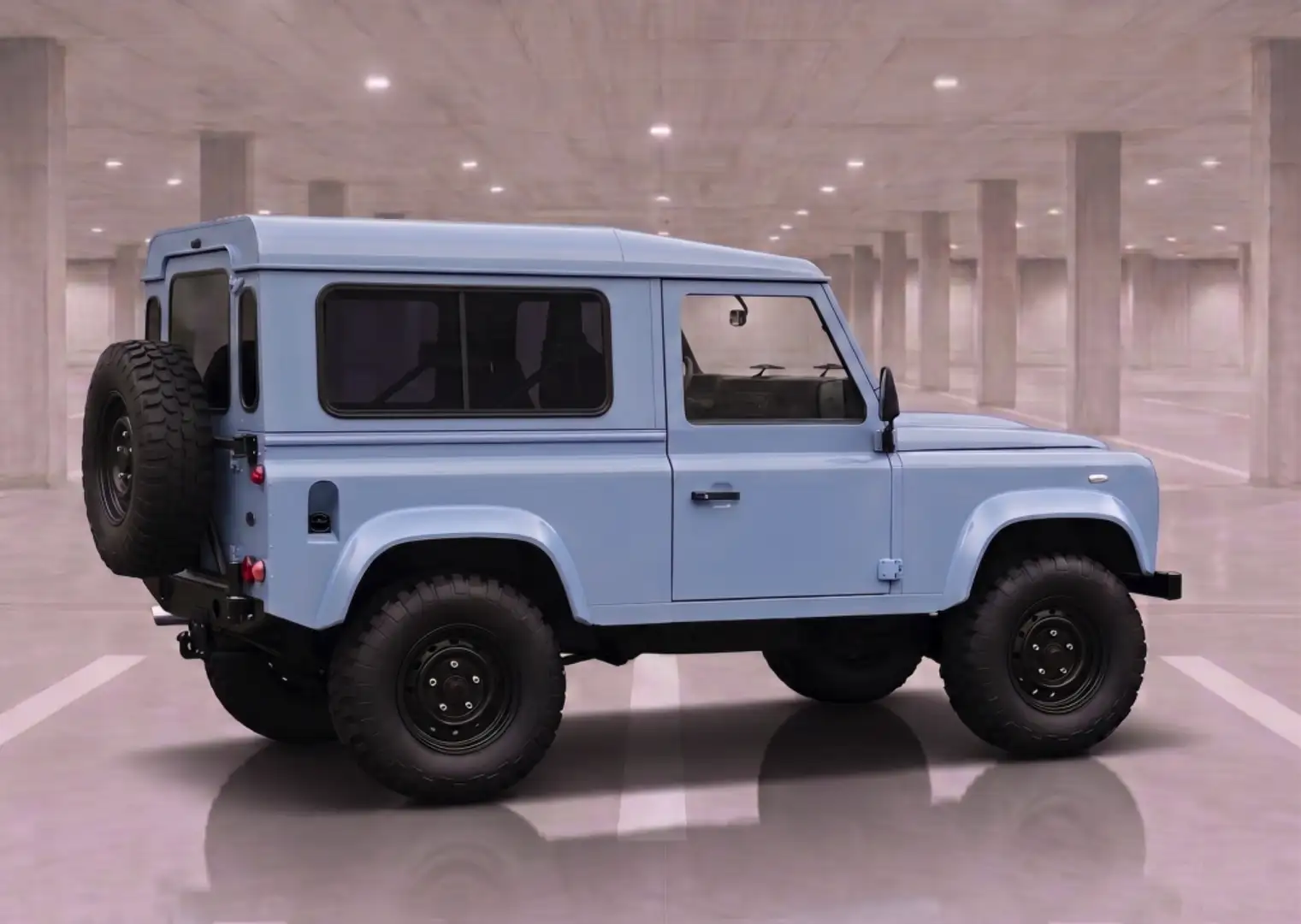 Land Rover Defender 90 2.5Td5 SW E Gris - 2