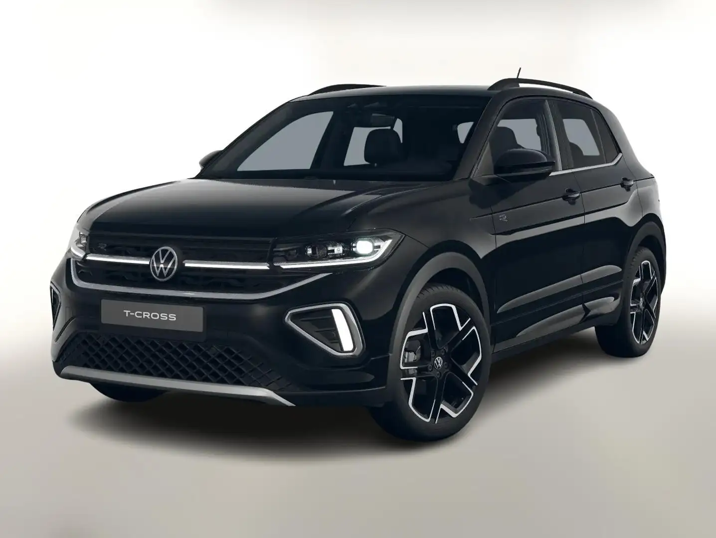 Volkswagen T-Cross R-Line Matrix 18Z Kam SHZ PrivG KeyL PDC 110 kW... Schwarz - 1