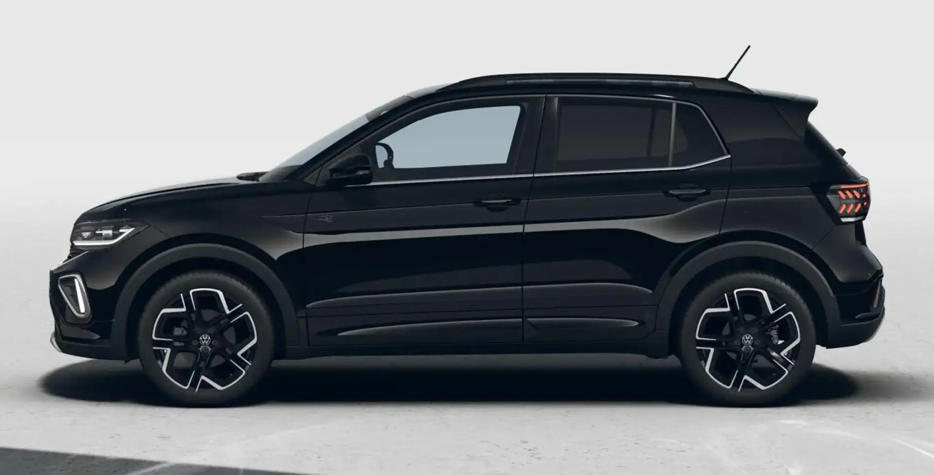 Volkswagen T-Cross R-Line Matrix 18Z Kam SHZ PrivG KeyL PDC 110 kW... Schwarz - 2