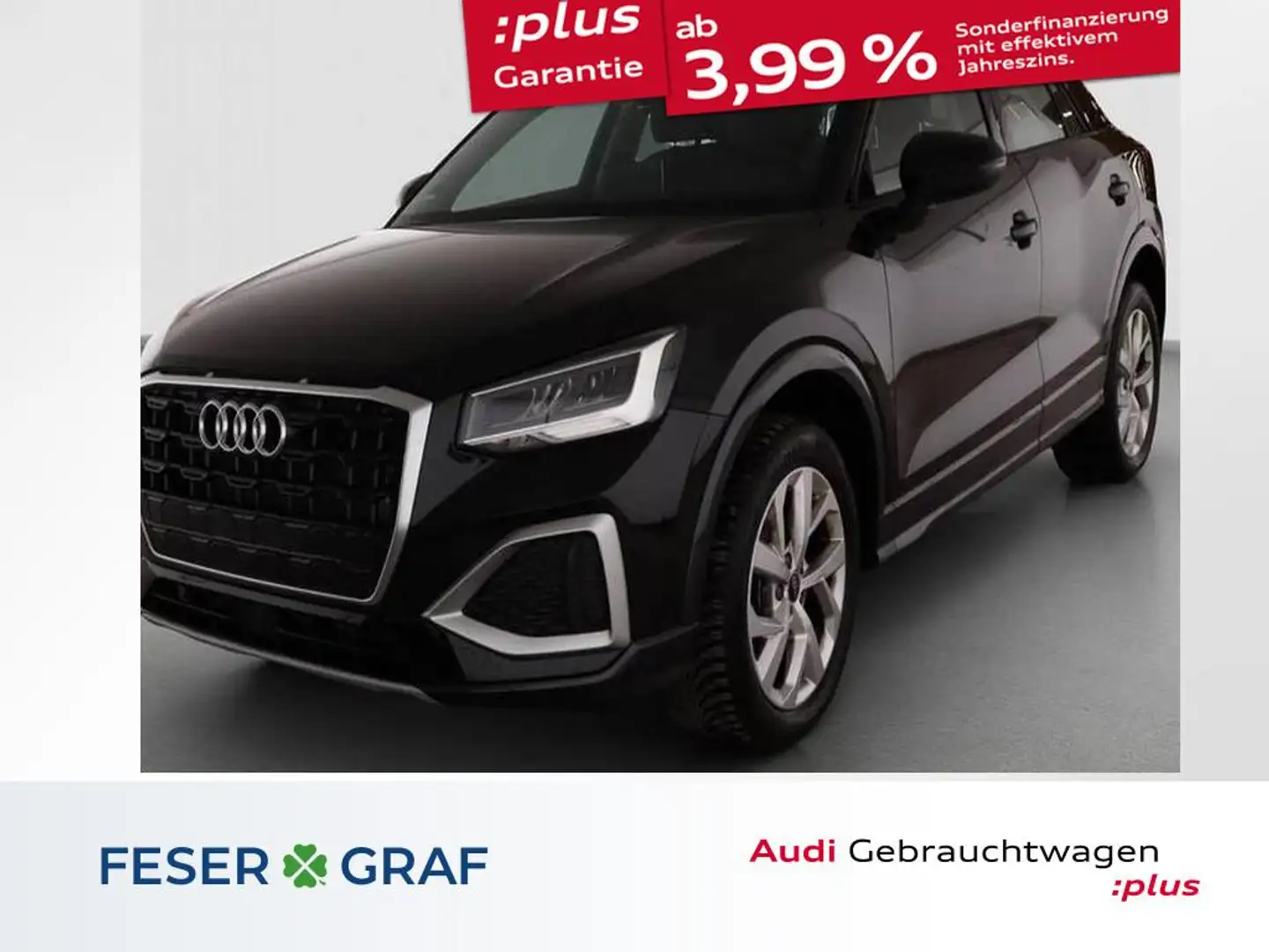 Audi Q2 35 TFSI advanced Stronic,LED,Navi+,Leder,ACC Schwarz - 1