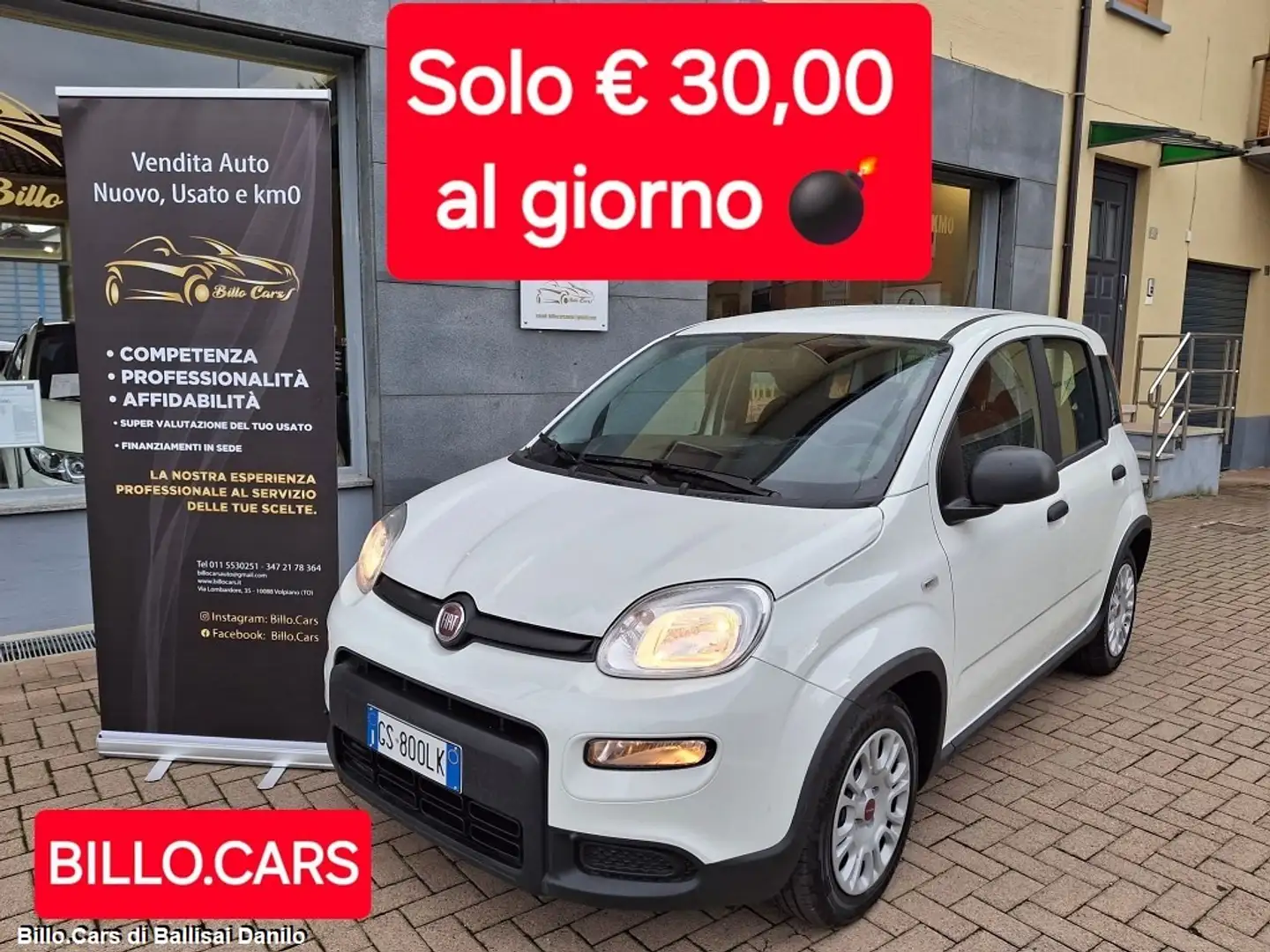 Fiat Panda Fiat Panda 1.0 Ybrid CityLife NOLEGGIO GIORNALIERO Bianco - 1