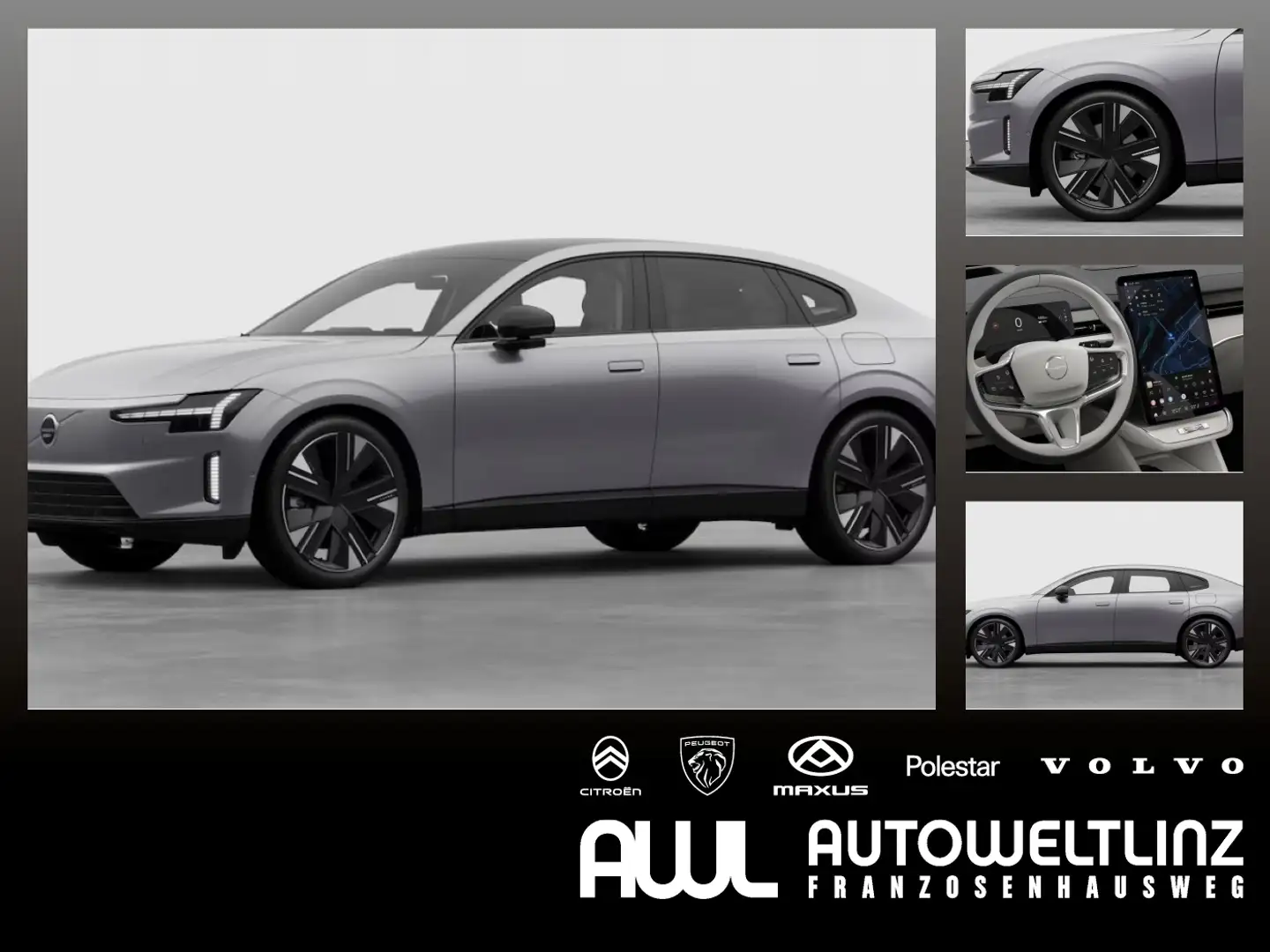 Volvo ES90 Ultra Single Mot. Elektro Silber - 1