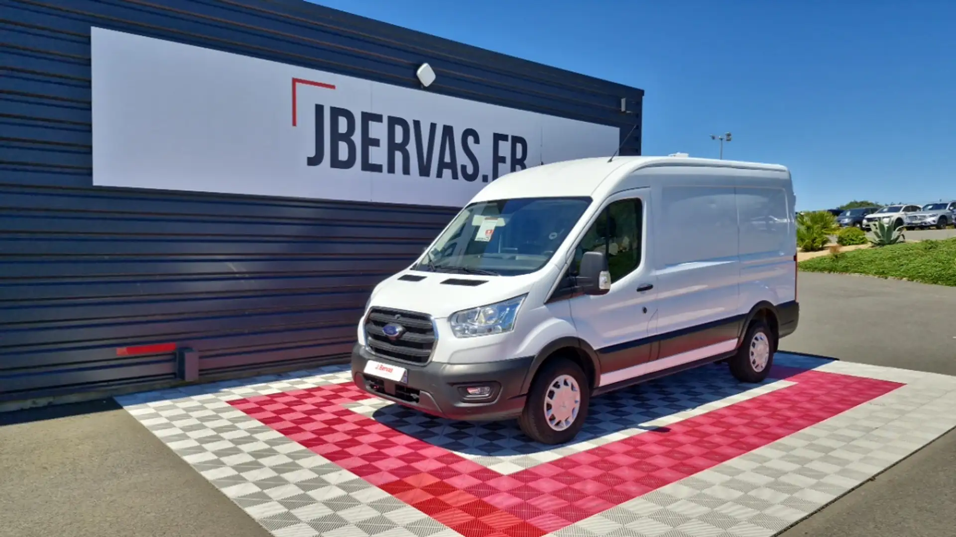 Ford Transit t350 l2h2 2.0 ecoblue 130 ss trend business Blanc - 1
