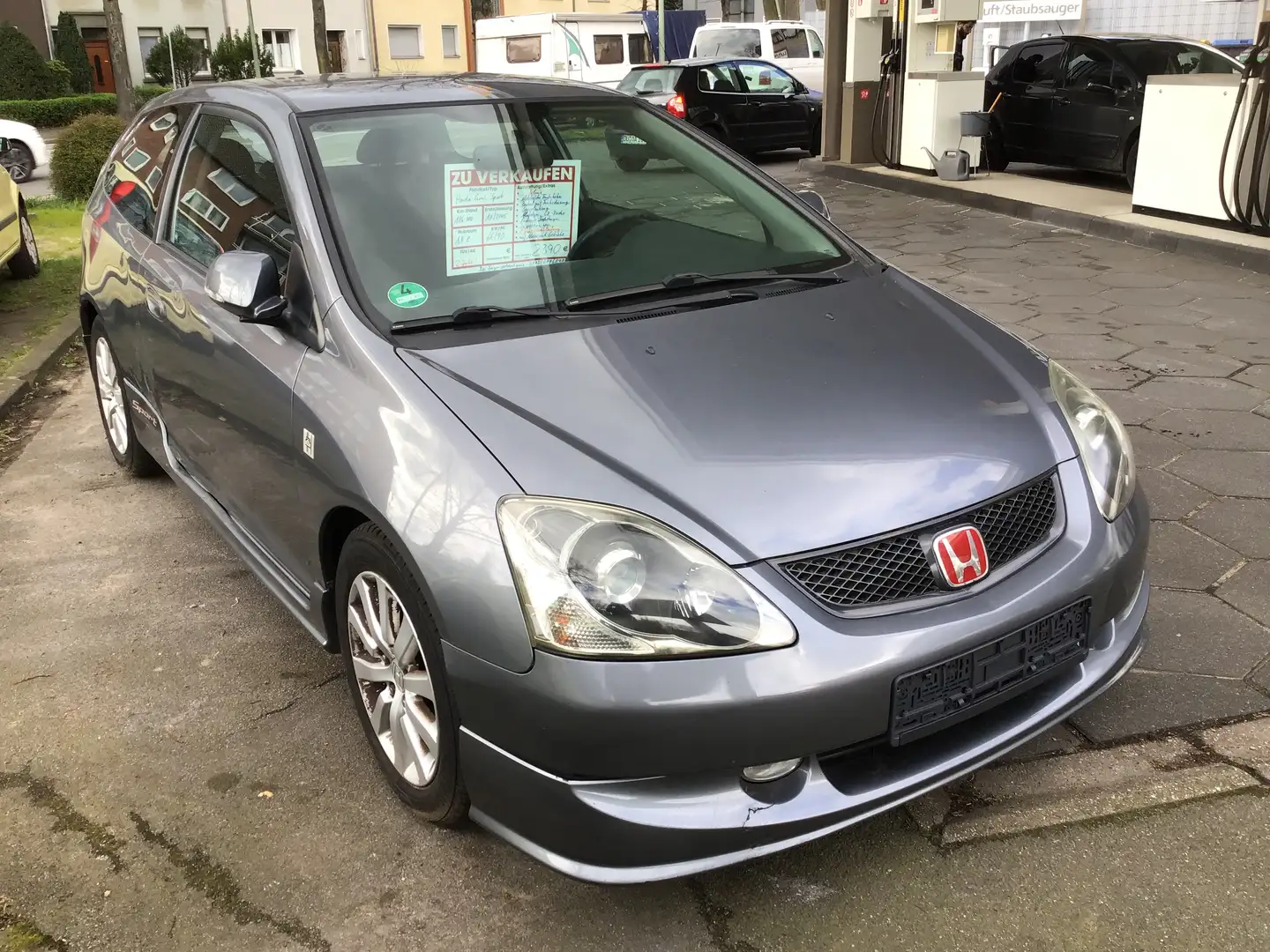 Honda Civic 1.4i Sport BAR, TÜV 7/2025, Klima,eFh,Alu Grau - 2