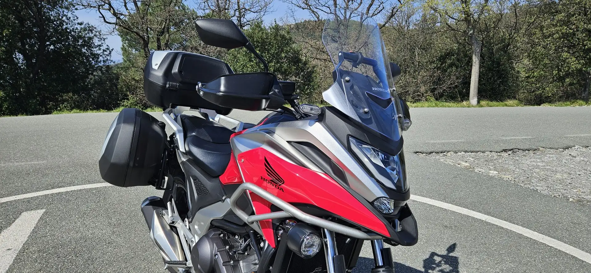 Honda NC 750 travel edition full opzional Rosso - 2
