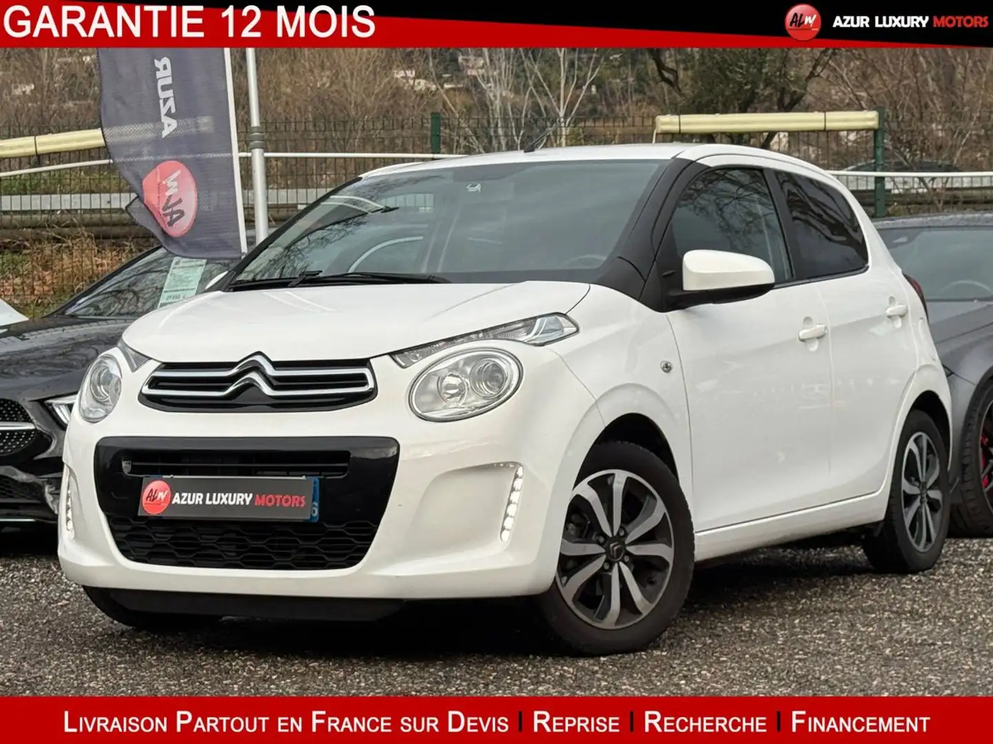 Citroen C1 Citroën 1.0 VTi 72ch Feel - Moteur à Chaine Blanc - 1