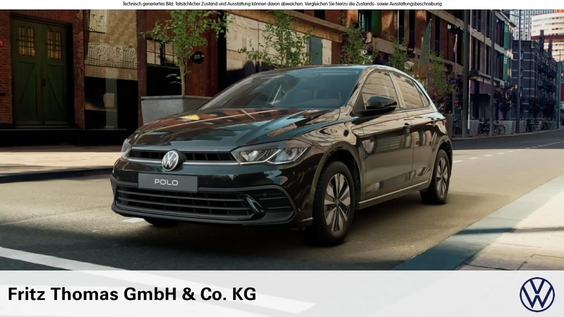 Volkswagen Polo 1.0 Move LED Navi Klima LM AHK Klima Navi Schwarz - 1