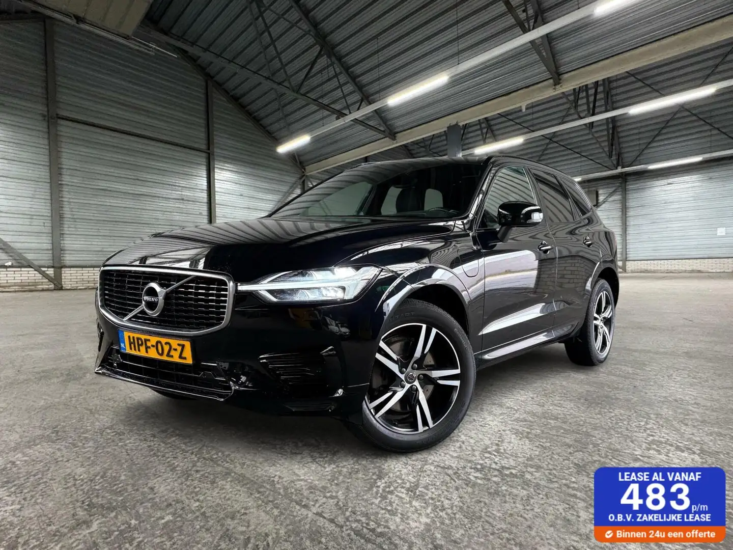 Volvo XC60 2.0 T8 TE AWD R-Design|Massage|HUD|Pano|B&W|Trekha Zwart - 1