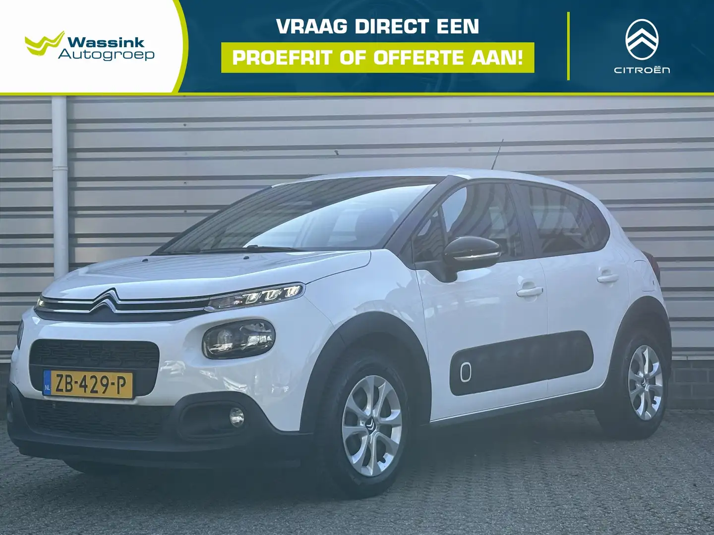 Citroen C3 1.2 PureTech Feel | Navigatie | Parkeersensoren Wit - 1