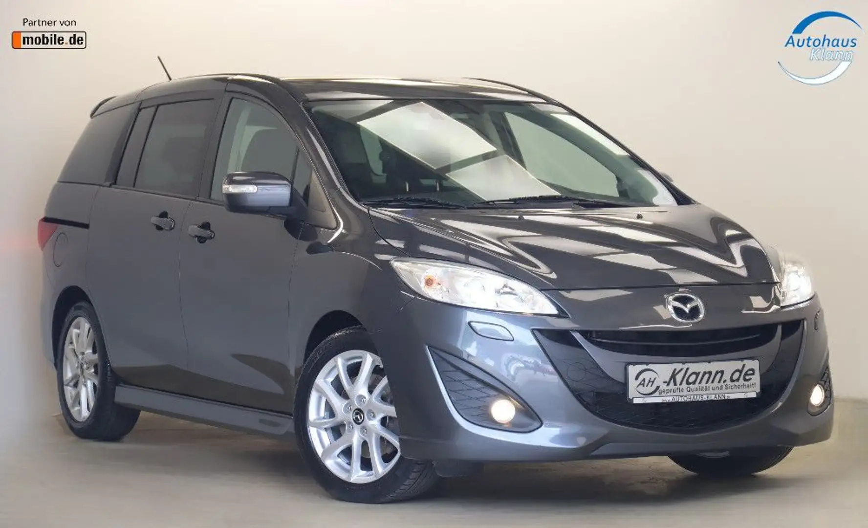 Mazda 5 2.0 150PS Sports Line 7Sitzer SHZ Navi 1.Hand Šedá - 1