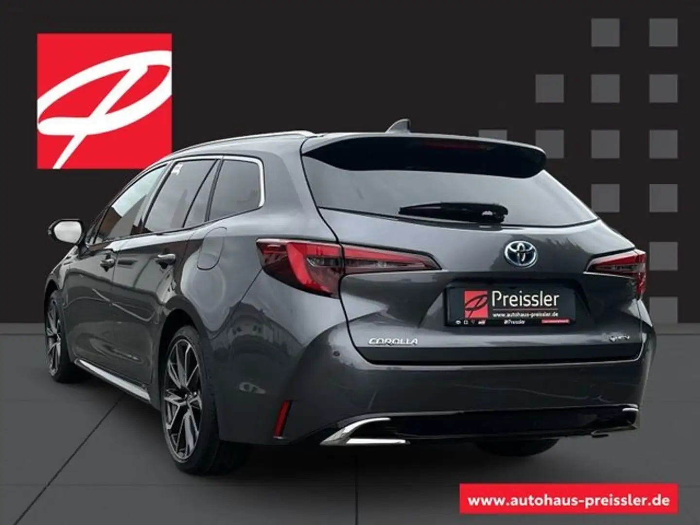 Toyota Corolla Touring Sports Hybrid Lounge Panoramada Gris - 2