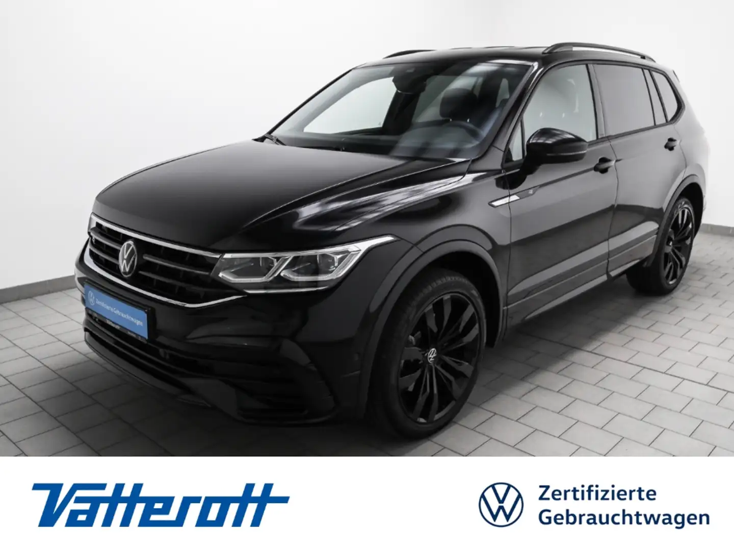 Volkswagen Tiguan Allspace R-Line 4M 2.0 TDI AHK Navi Kamera Schwarz - 1