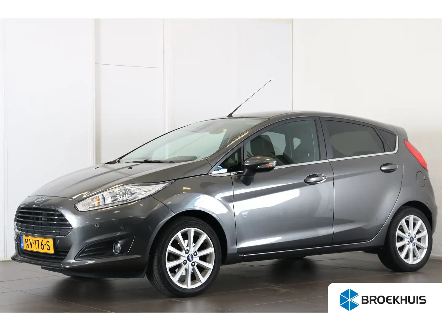 Ford Fiesta 1.0 EcoBoost 100PK Titanium | Navi | Clima | Cruis Gris - 1