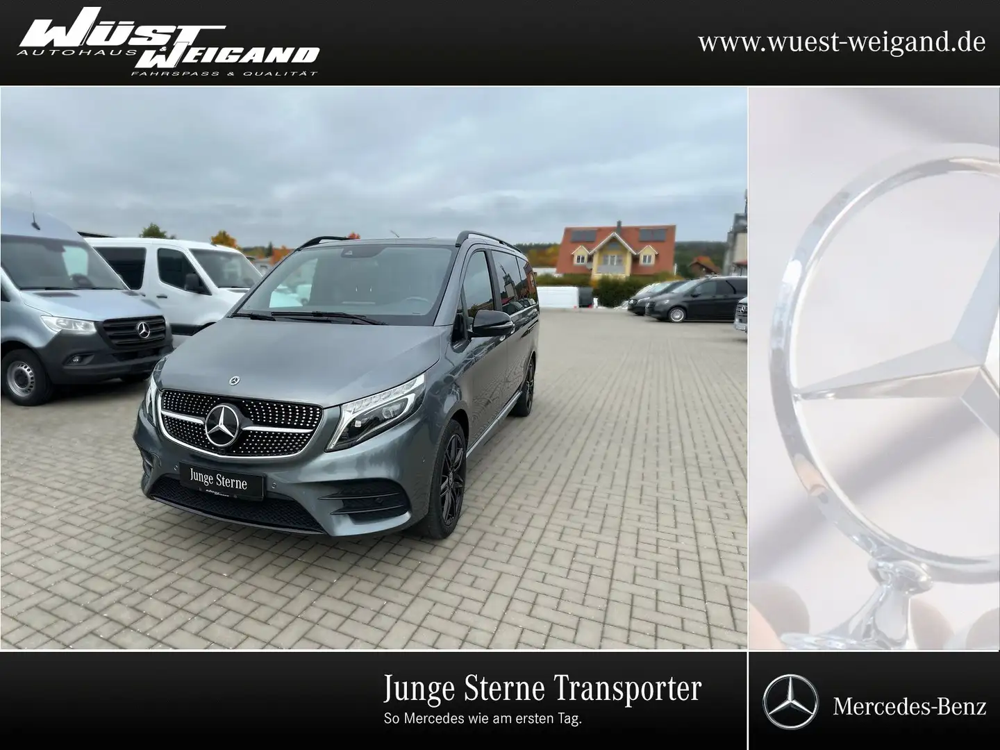 Mercedes-Benz V 220 d 4MATIC EDITION Lang+AHK+AMG+Liegepaket+ Gris - 1