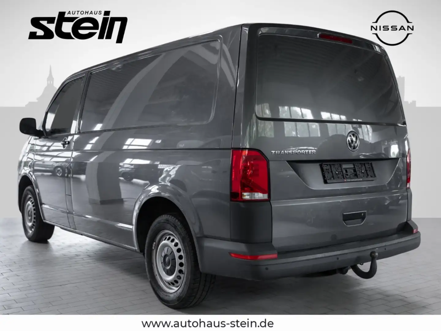Volkswagen Transporter Kasten FWD 2.0 TDI EU6d-T Kurz Grijs - 2