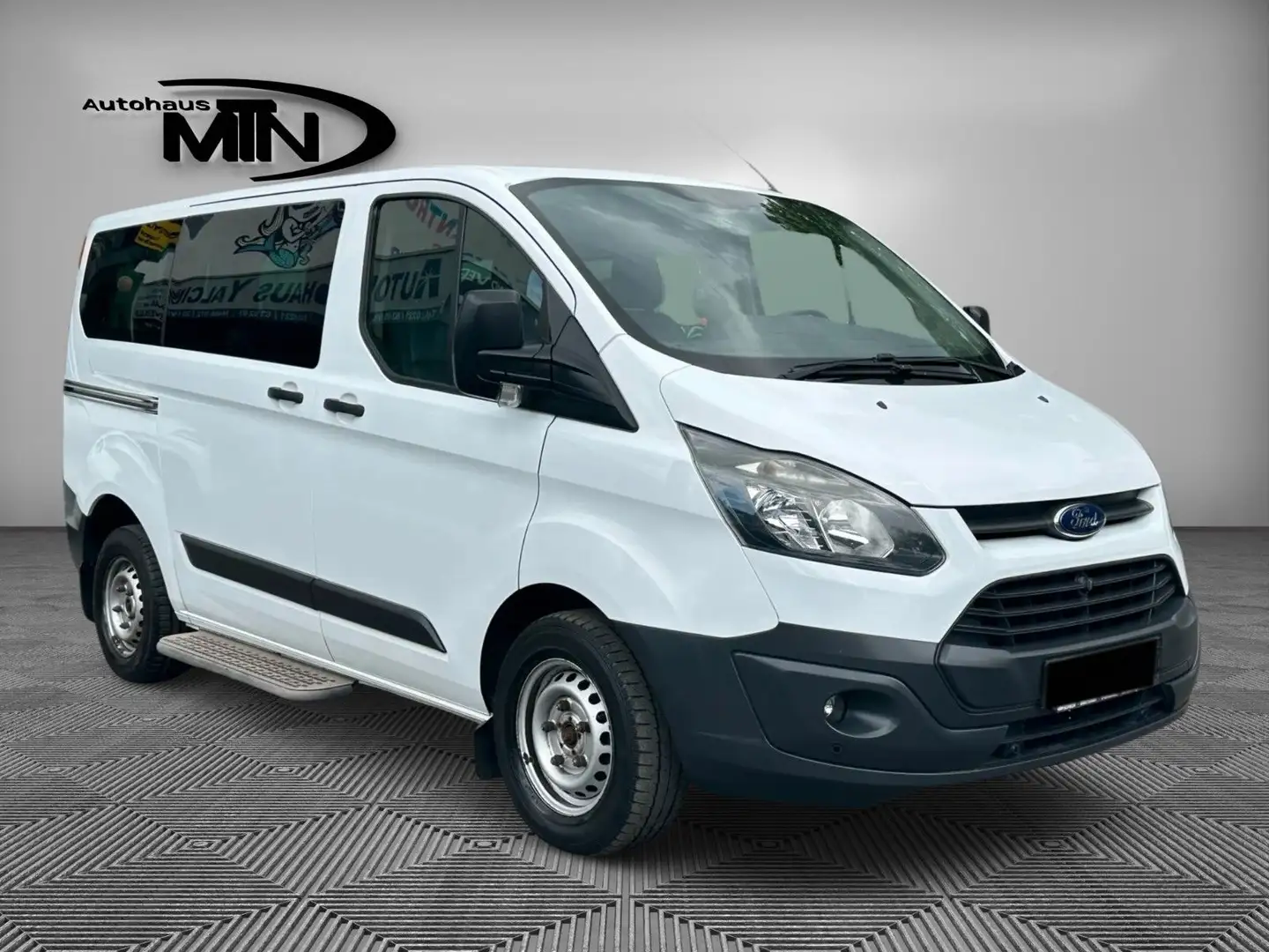 Ford Transit Custom H1+L1 9.Sitzer Klima PDC 1.HAND Weiß - 1