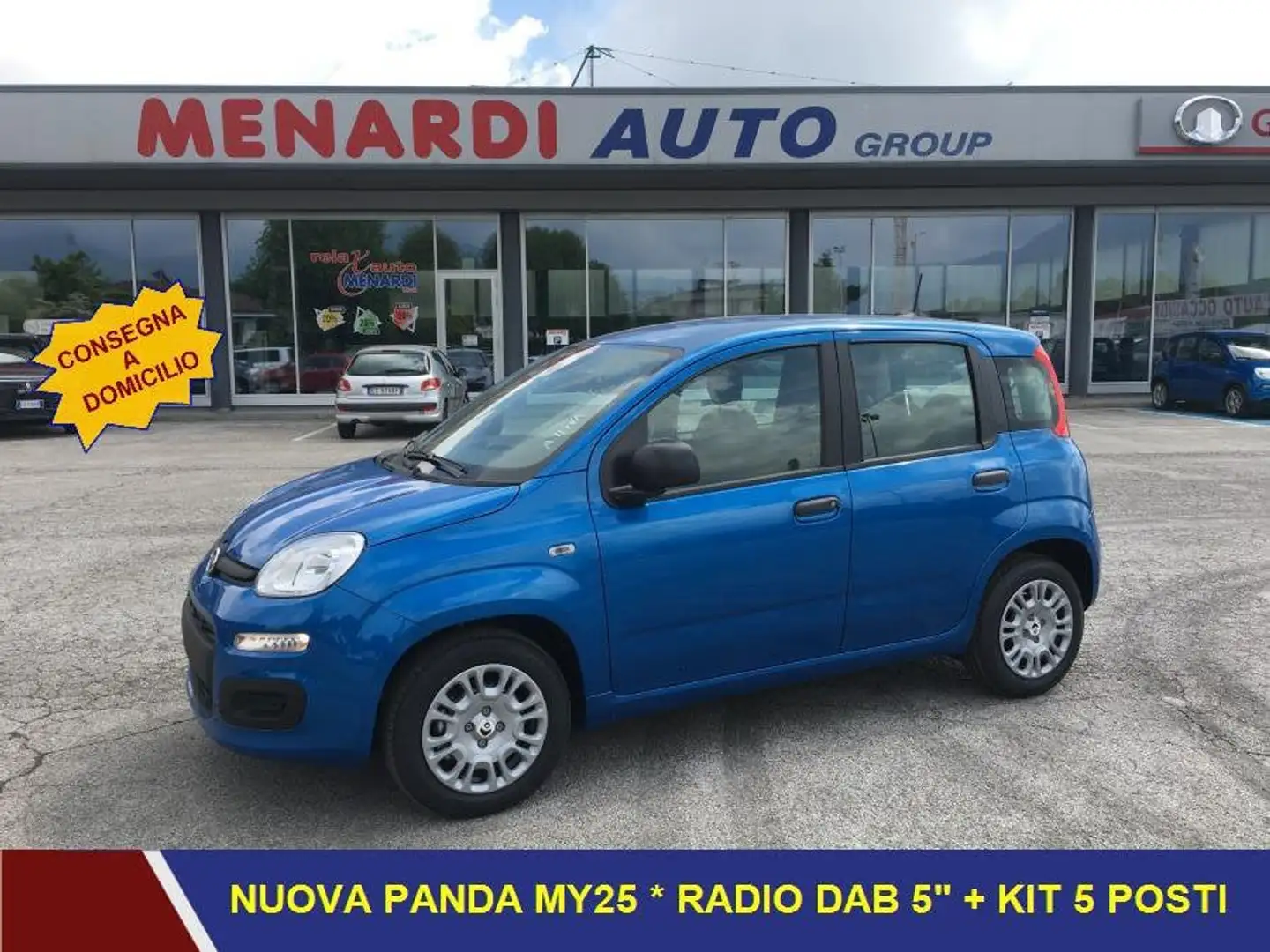 Fiat Panda My25 1.0 FireFly Hybrid 5 POSTI+RADIO DAB 5" Blu/Azzurro - 1