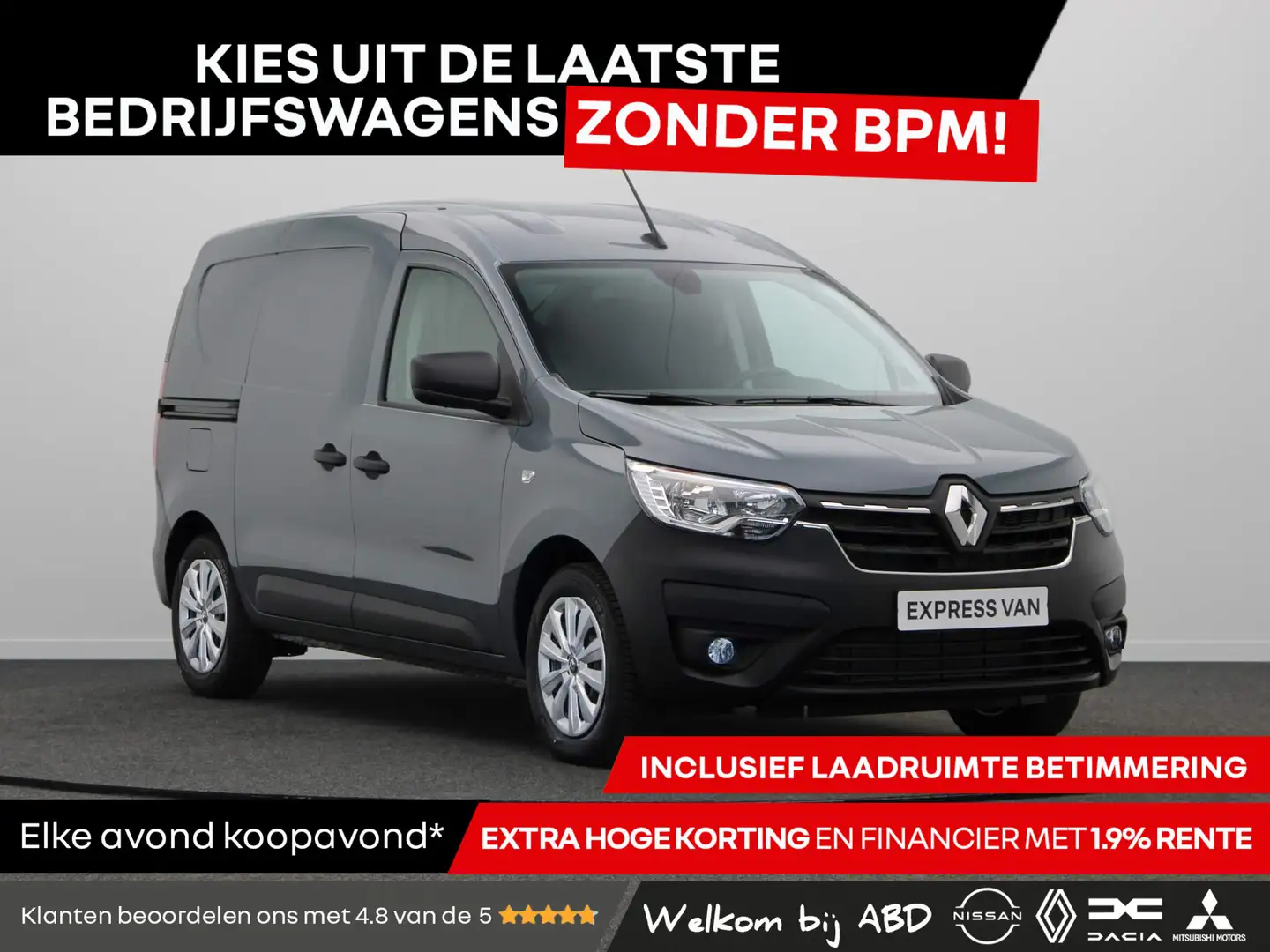 Renault Express 1.5 dCi 75pk Comfort + | BPM Voordeel | Hoge korti Šedá - 1
