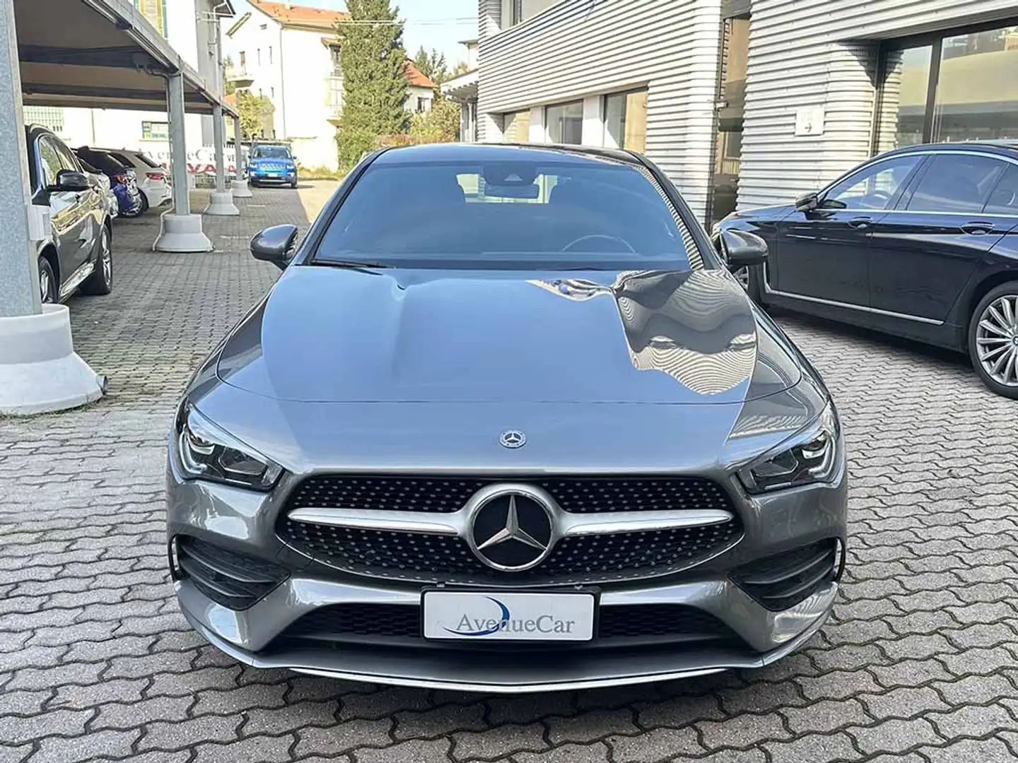 Mercedes-Benz CLA 200 Coupe Premium CERCHI 19 TELECAM TAGLIANDI MERCEDES Grigio - 2