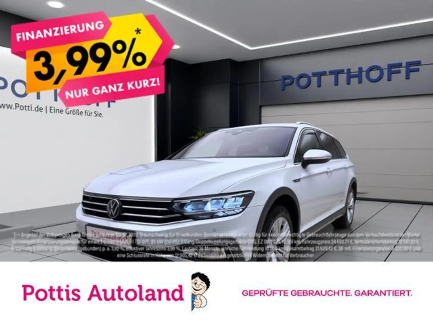 Volkswagen Passat Variant 2.0 TDI DSG 4M ALLTRACK NAVI PDC Weiß - 1