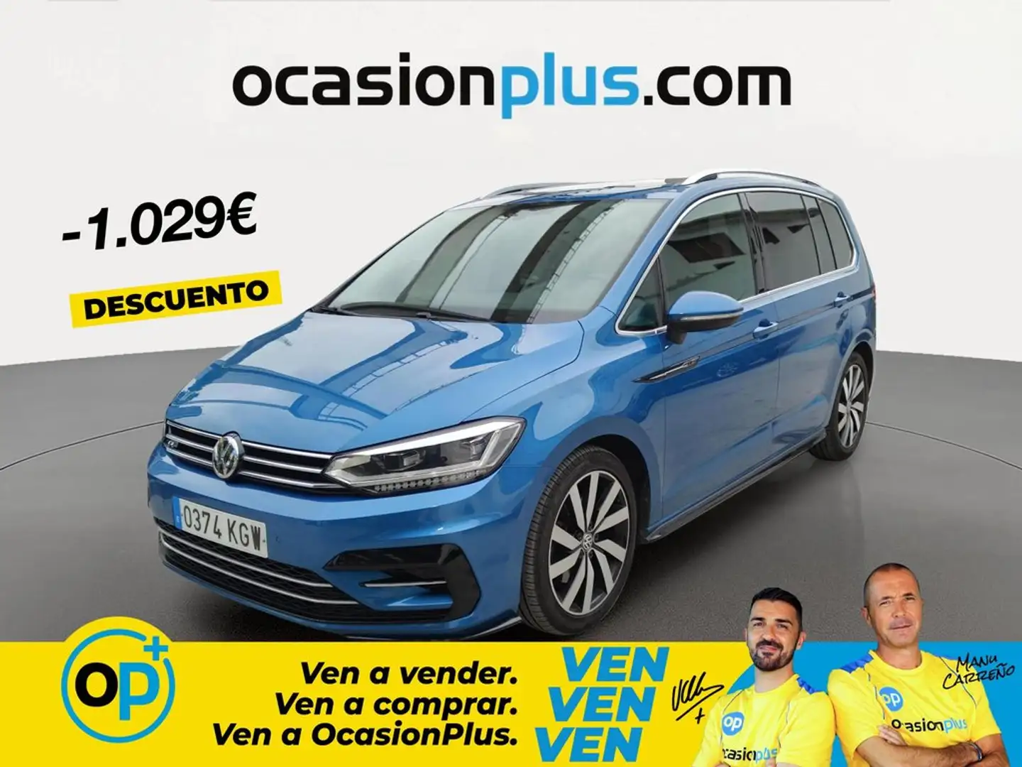 Volkswagen Touran 1.8 TSI BMT Sport DSG 132kW Azul - 1